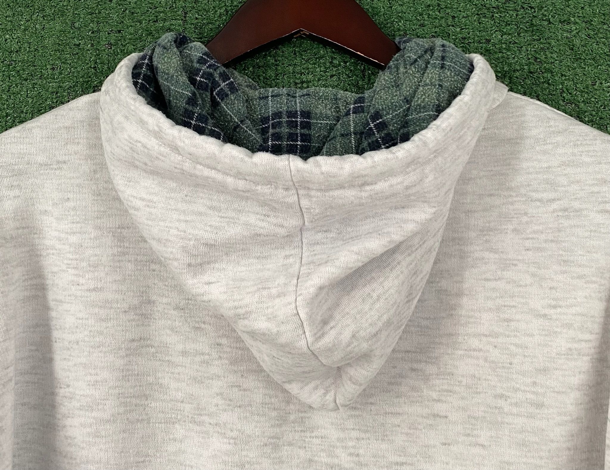 Vintage 90’s San Francisco California Grey & Plaid Hoodie Large Size US L / EU 52-54 / 3 - 5 Thumbnail