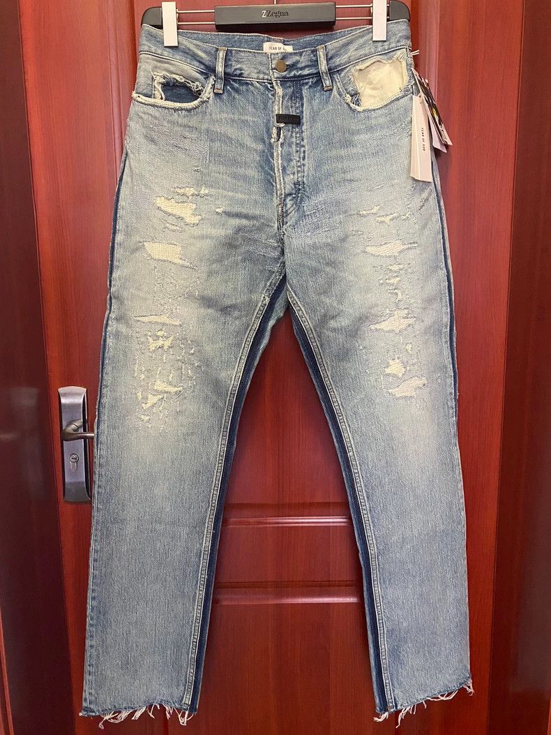 Fear of God Fear of God Main line washed old jeans Size US 32 / EU 48 - 2 Thumbnail
