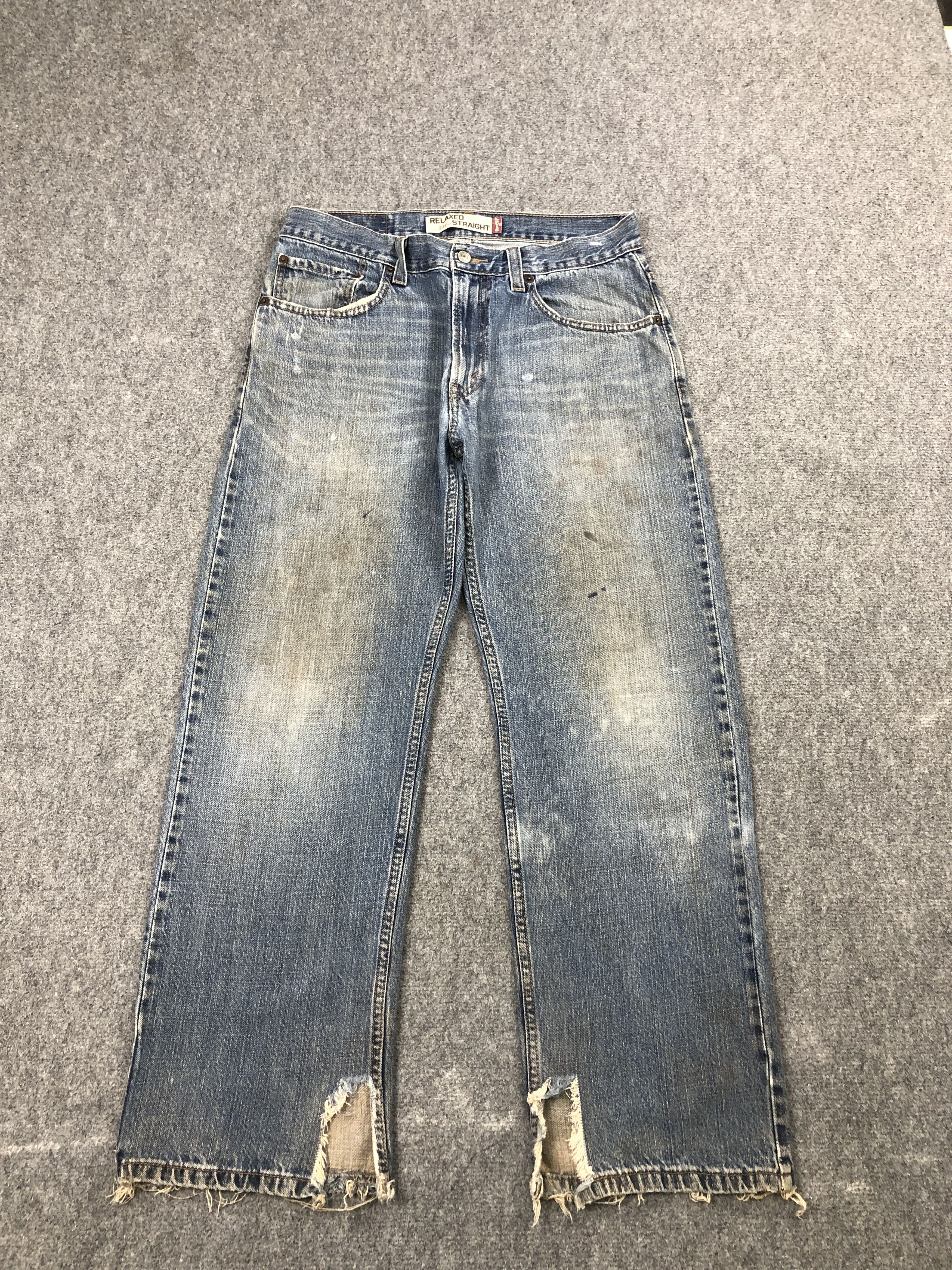 Levi's Vintage Distressed Levis 559 Relaxed Straight Jeans DP2449 Size US 32 / EU 48 - 1 Thumbnail