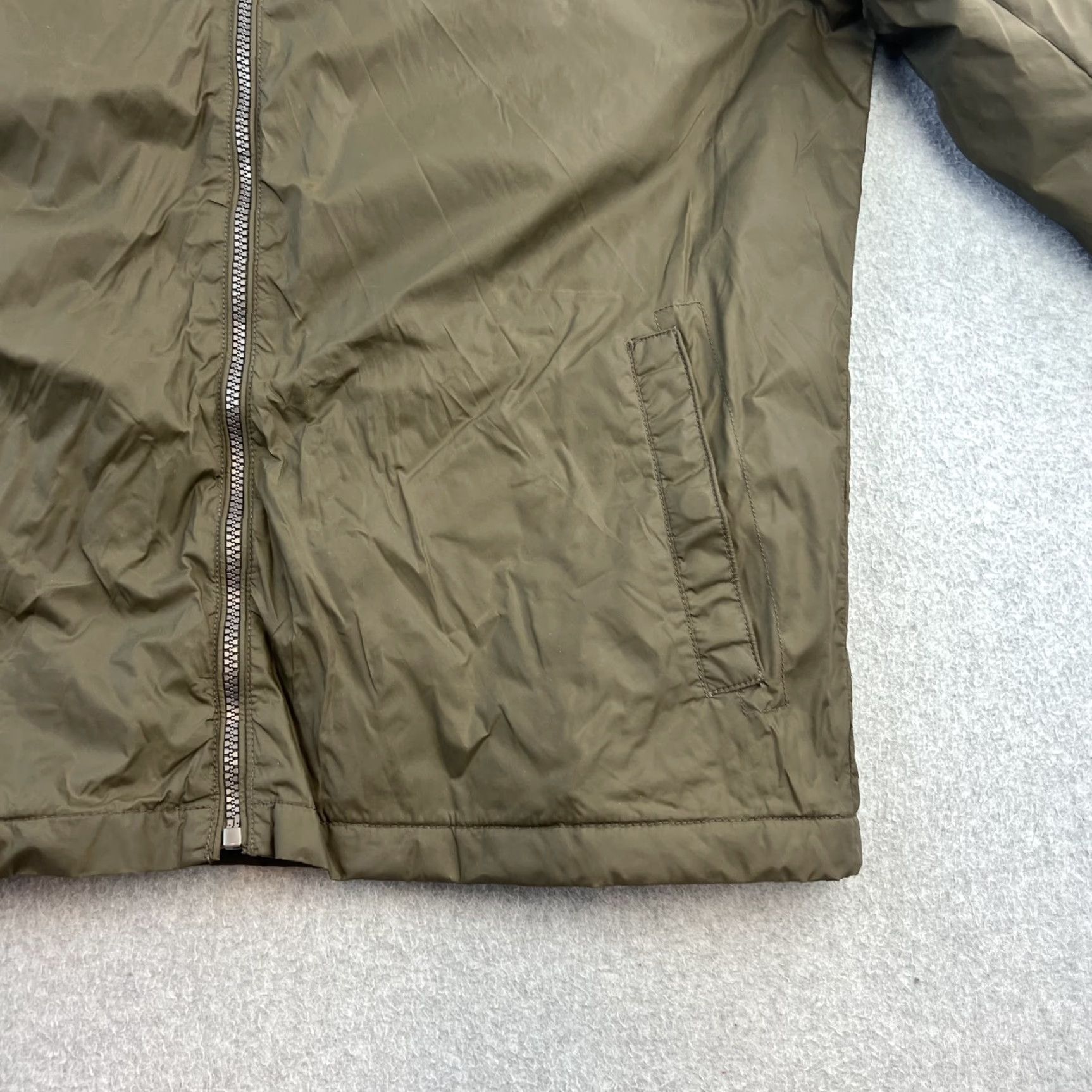 Lucky Brand Lucky Brand Jacket Mens L Green Hooded Full Zip Windbreaker Lightweight Coat Size US L / EU 52-54 / 3 - 7 Thumbnail