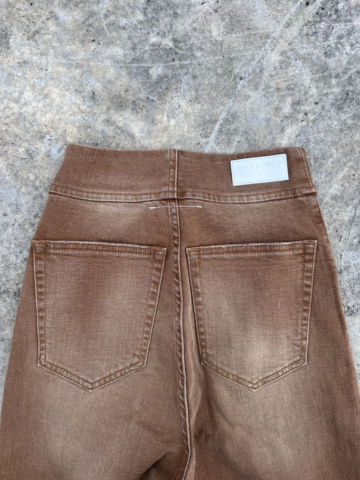 Maison Margiela AW2022 Maison Margiela Brown Cozy Jeans Size 26" / US 2 / IT 38 - 11 Thumbnail