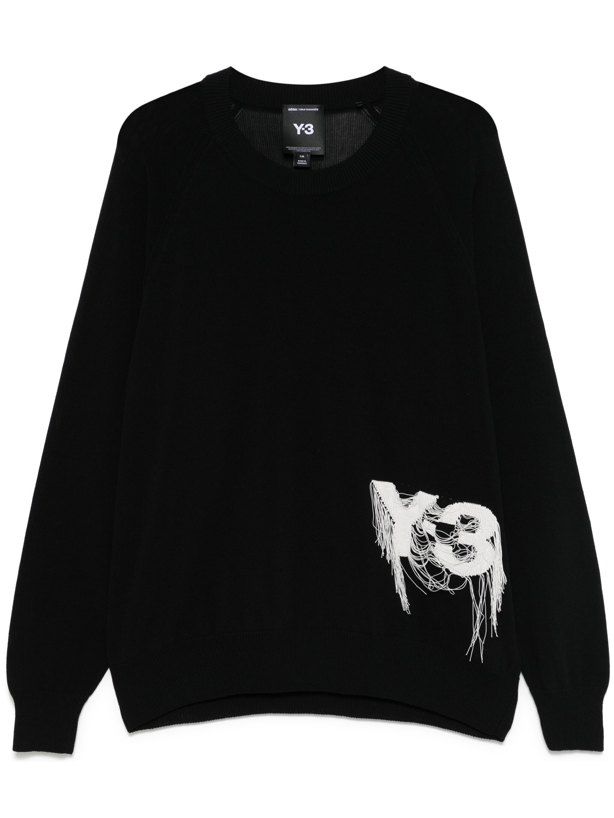 Y-3 o1s22i1n0125 Crewneck Sweater in Black Size US S / EU 44-46 / 1 - 1 Thumbnail