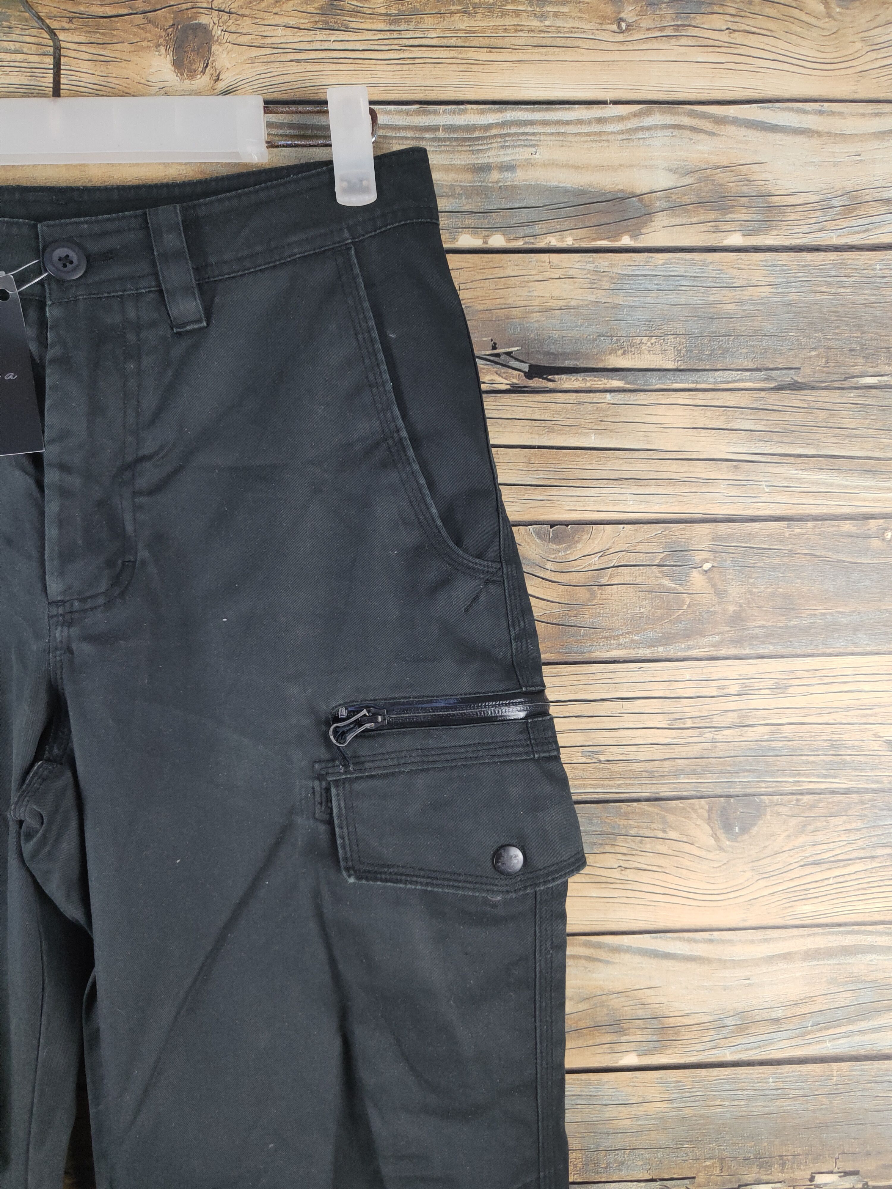 Nike DLL Nike Black Multipocket Utility Cargo Pants #5030T Size US 28 / EU 44 - 5 Thumbnail