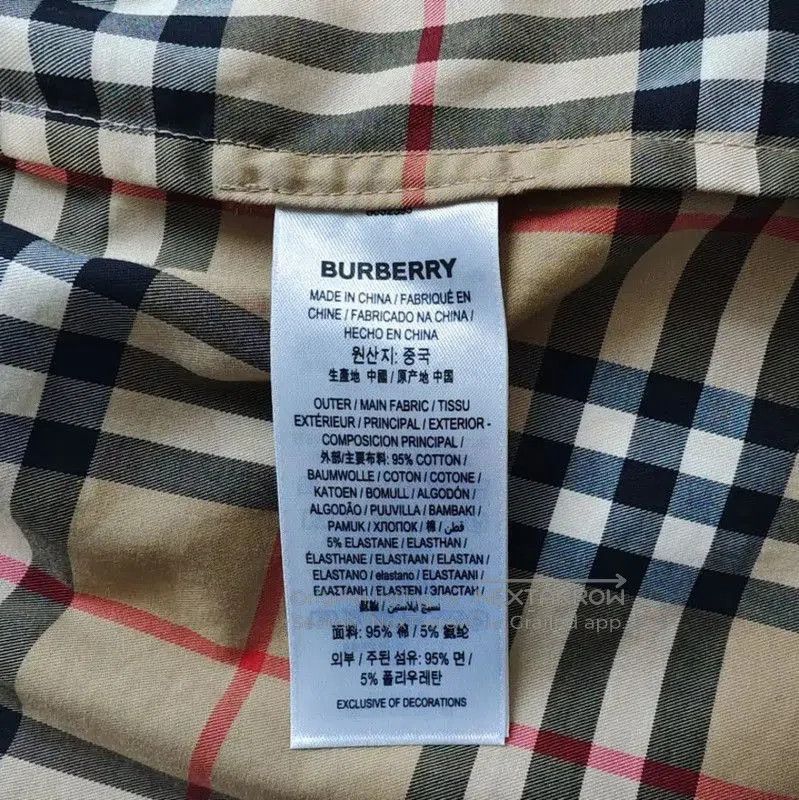 Burberry Burberry Khaki Cotton Women's Shirt. Size L / US 10 / IT 46 - 5 Thumbnail