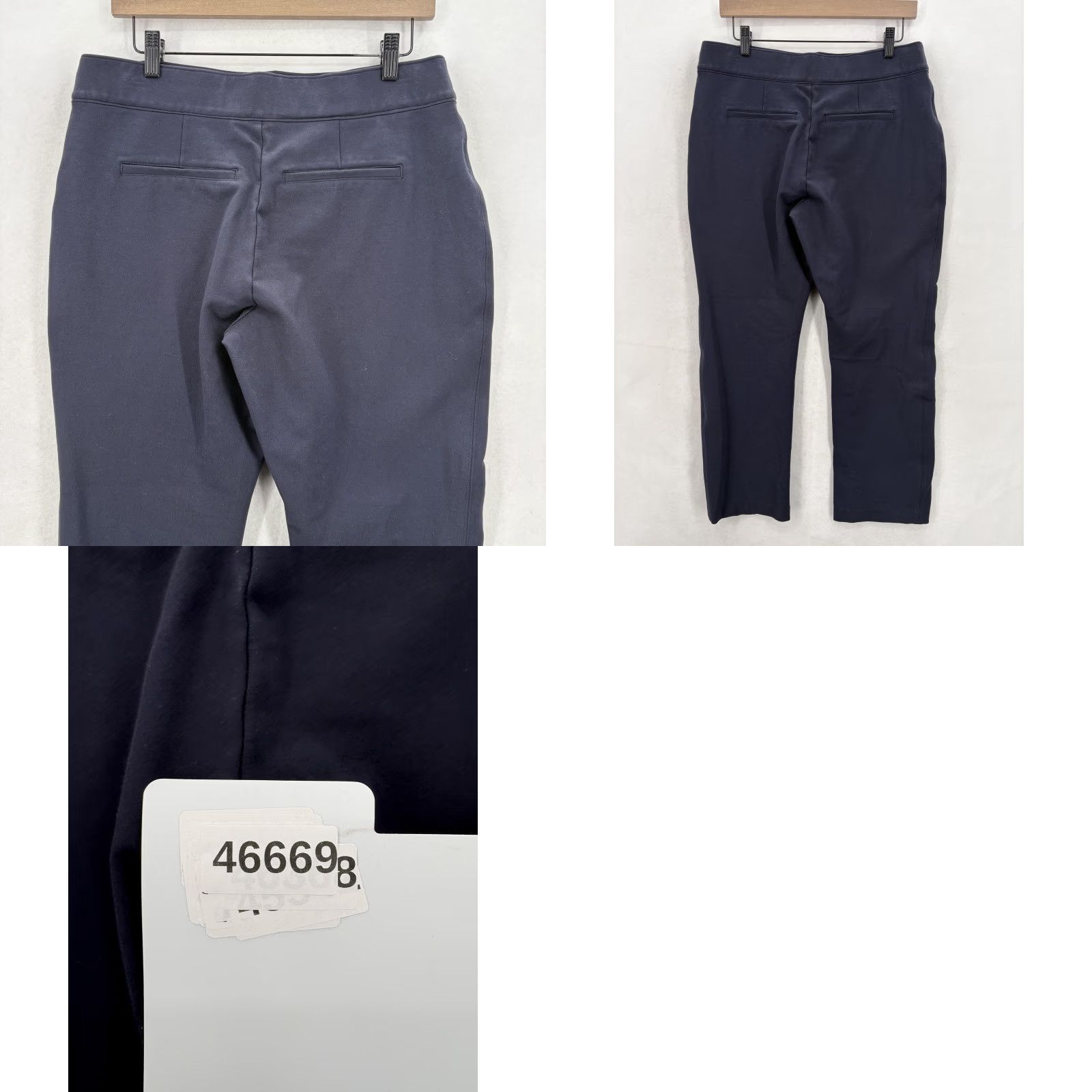 Spanx SPANX SuperSmooth PerfectFit Ponte Slim Straight Pants Womens XL Petite Blue Size 40" / US 18 - 9 Thumbnail