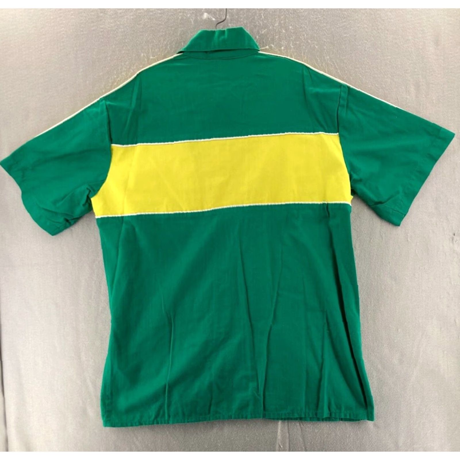 Vintage Vintage Safe Quip Shirt Mens XL Green Yellow Short Sleeve Racing Mechanic 70s Size US XL / EU 56 / 4 - 6 Thumbnail