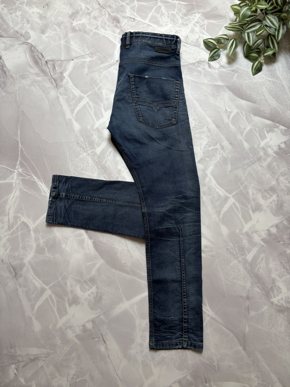 Diesel Diesel Krooley-Ne Jogg Jeans Denim Sweatpants Blue Mens 30 Size US 30 / EU 46 - 3 Thumbnail