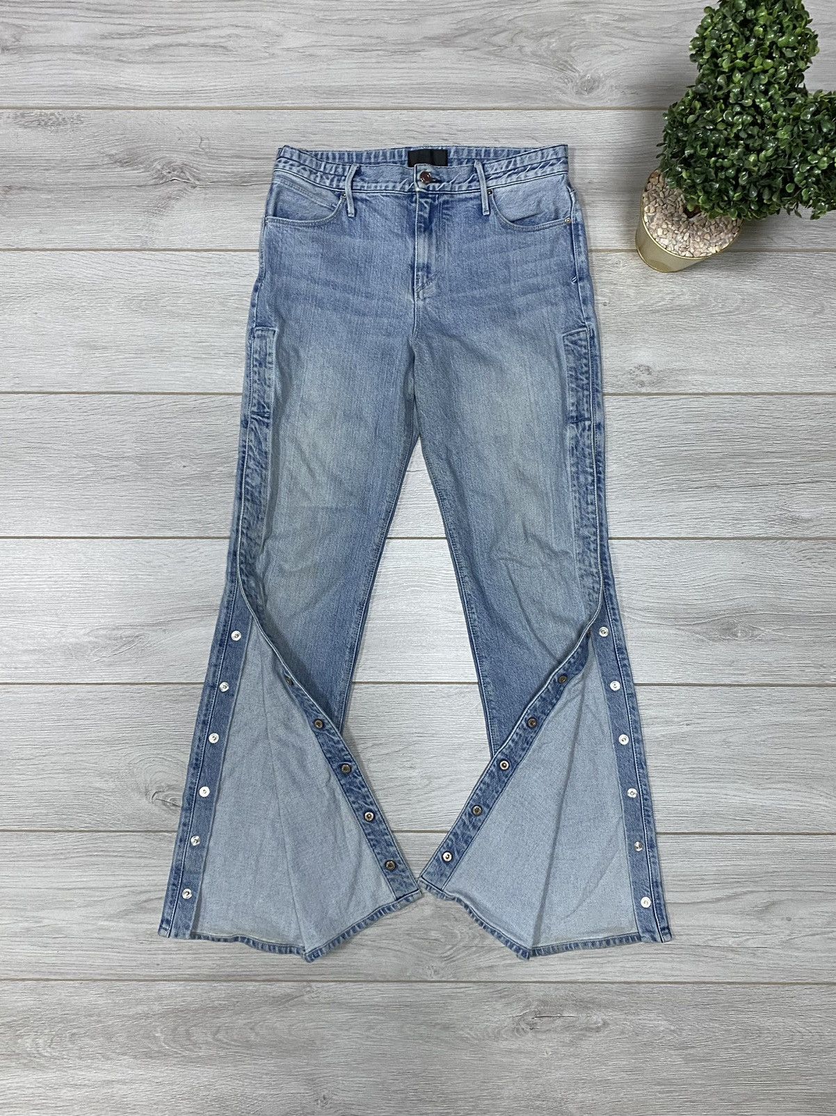 Vintage Rta buttons RARE vintage jeans Size US 31 - 4 Thumbnail