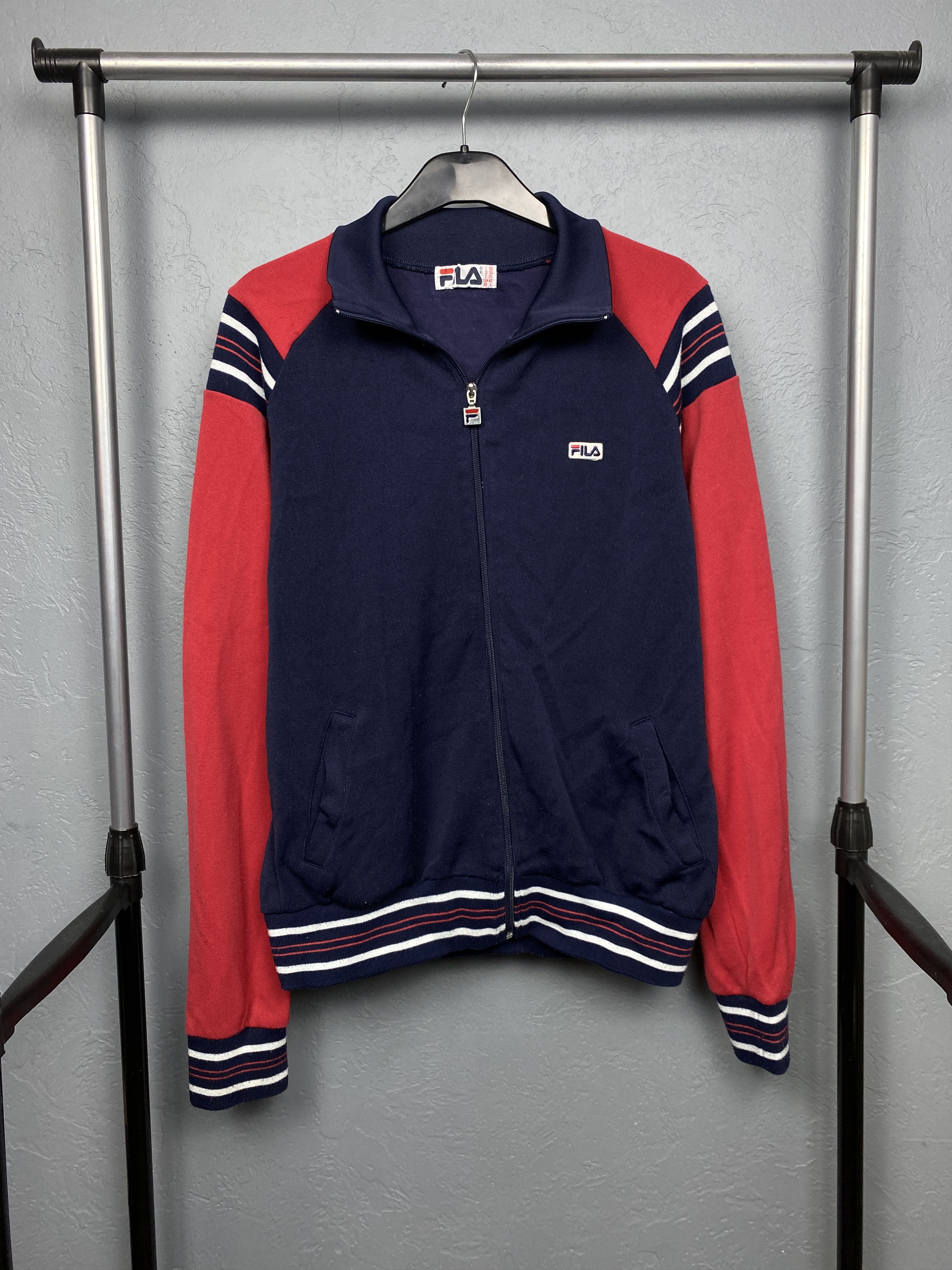 Fila Fila 90s Vintage Mens Track Top Jacket Size US L / EU 52-54 / 3 - 1 Thumbnail