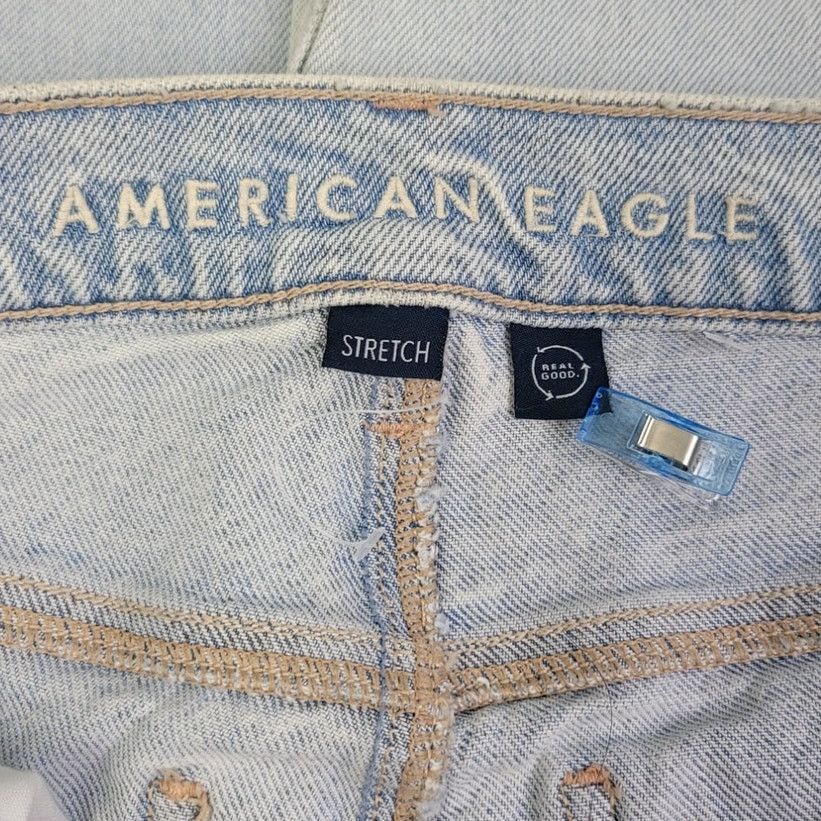 American Eagle Outfitters New American Eagle Size 2 High Rise Straight Denim Jeans Size 26" / US 2 / IT 38 - 5 Thumbnail