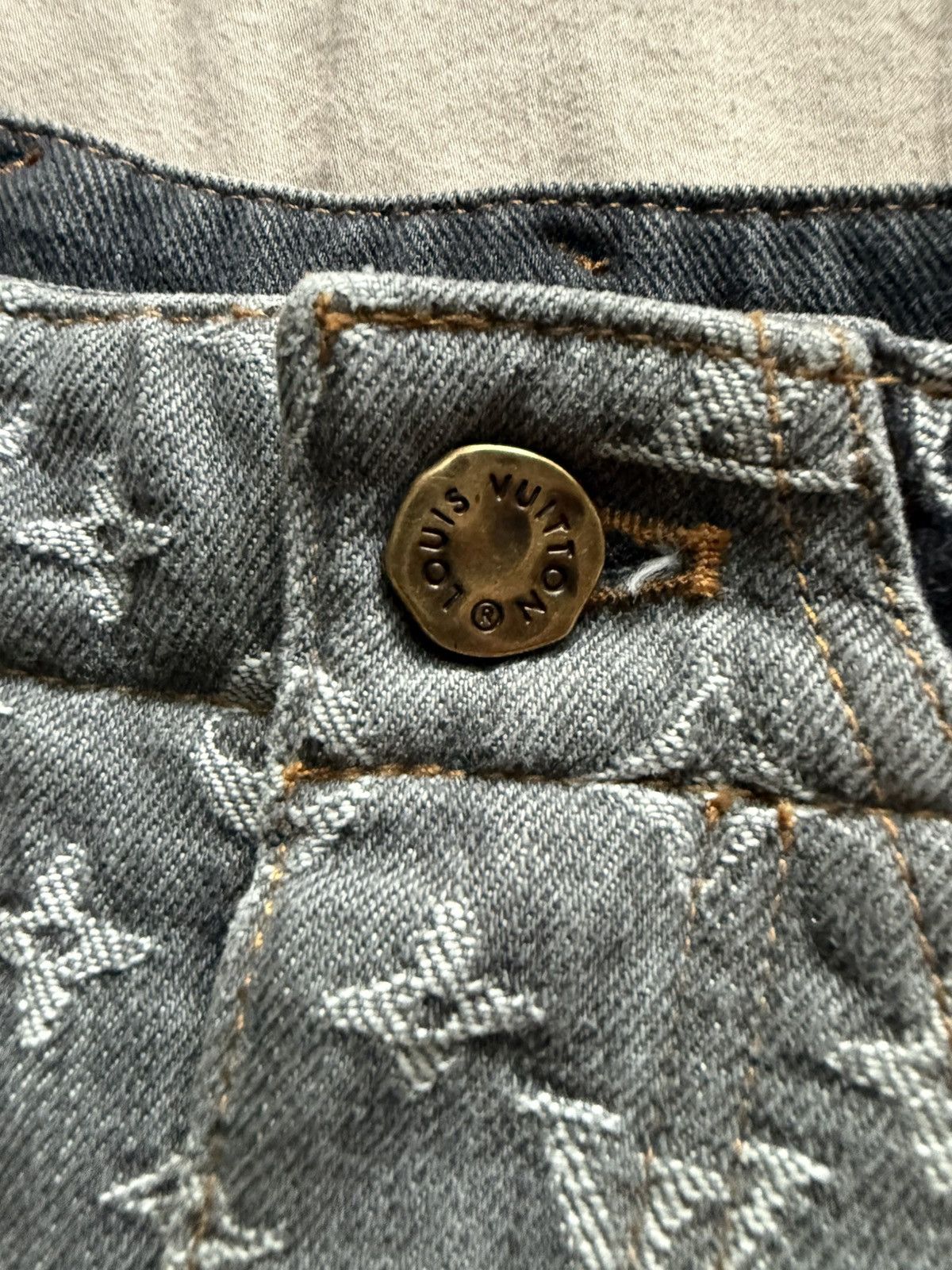 Louis Vuitton Louis Vuitton Flower Denim Pants Size US 36 / EU 52 - 5 Thumbnail