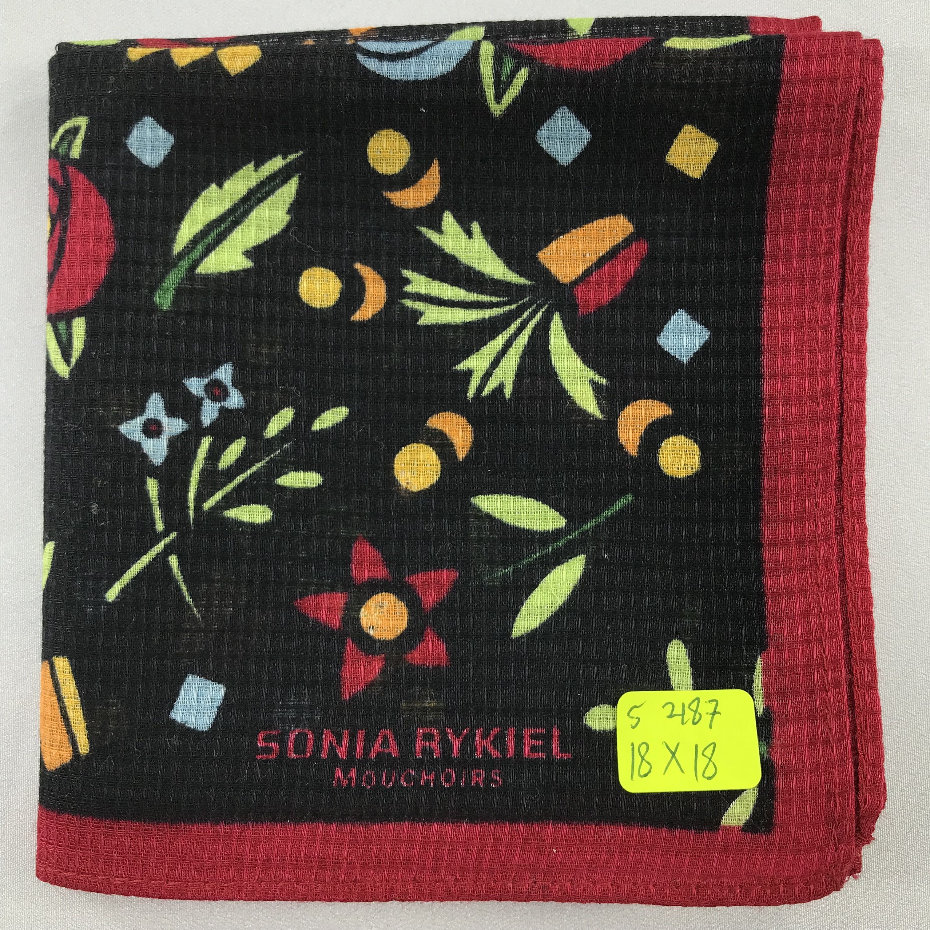 Sonia Rykiel × Vintage Sonia Rykiel Bandana / Handkerchief / Neckerchief - S2187 Size ONE SIZE - 5 Thumbnail