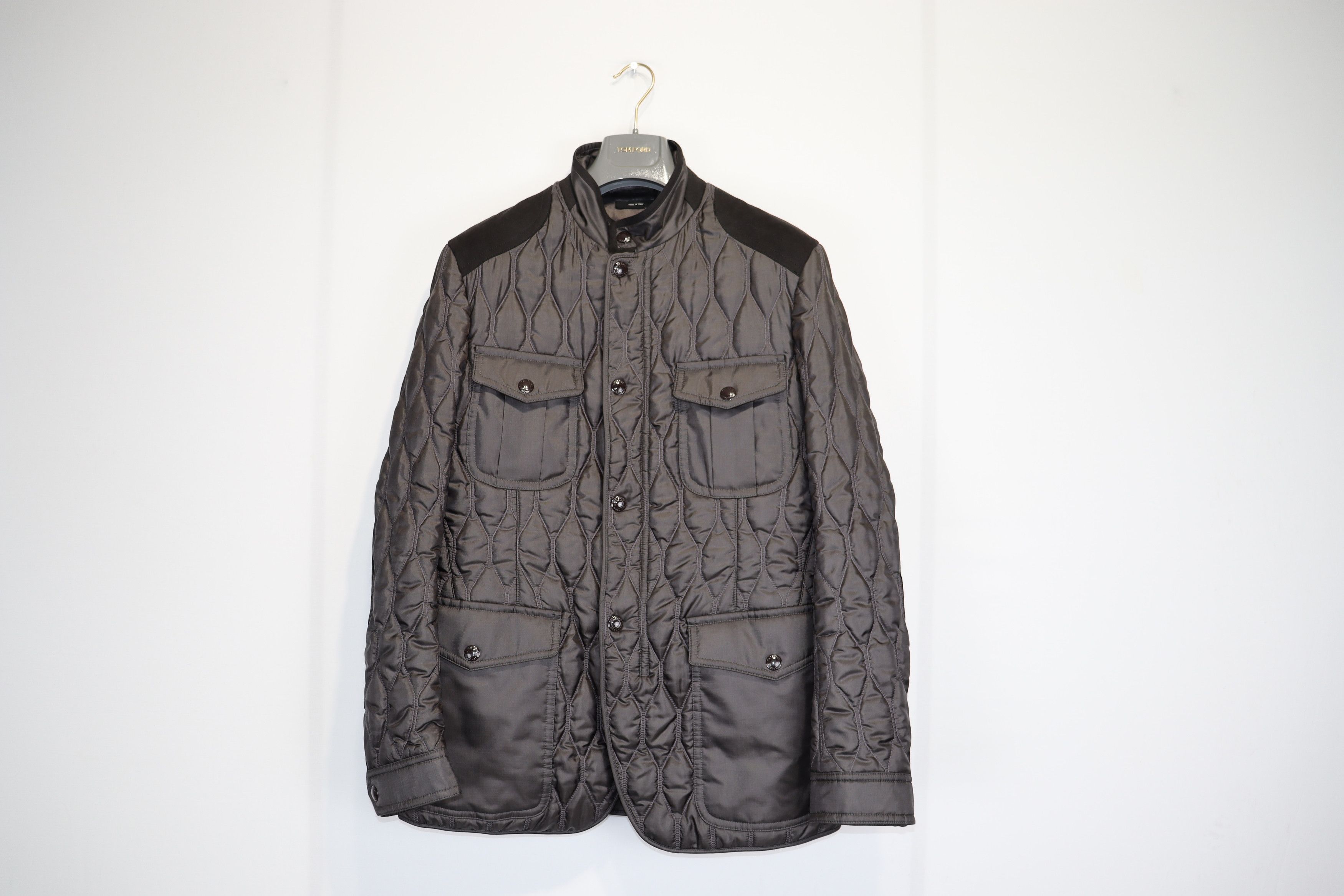 image of Tom Ford O1Rshd1 Campionario Jacket In Black, Men's (Size Medium)