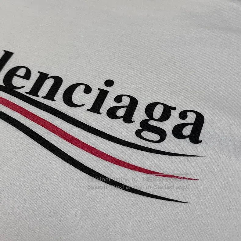 Balenciaga Balenciaga Short Sleeve T-Shirt with Coca-Cola Wave Print Size US S / EU 44-46 / 1 - 6 Thumbnail