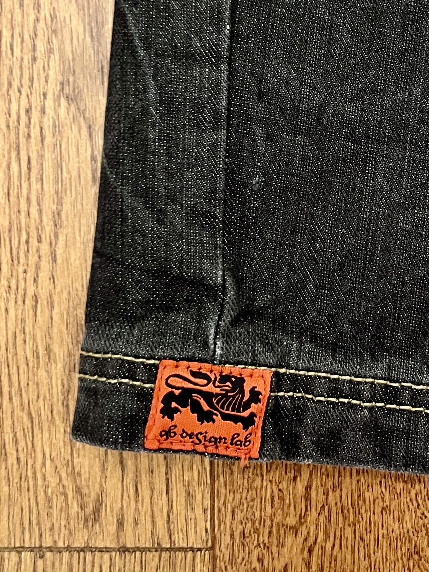 Vintage Vtg GodBody Y2K Wide Leg Baggy Lightning Wash Jeans Size US 34 / EU 50 - 4 Thumbnail