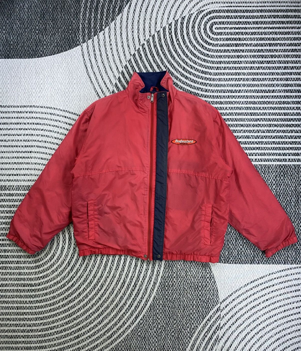 Budweiser Vintage Budweiser Sports Embroidered Zipper Jacket Size US XL / EU 56 / 4 - 5 Thumbnail