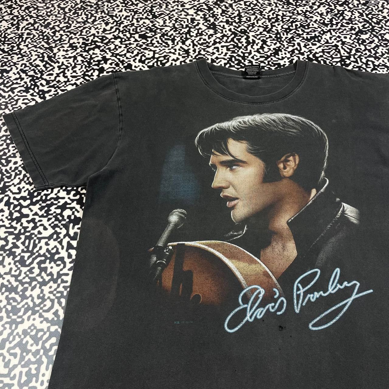Band Tees Vintage 00s Elvis Presley Band Rock Faded Boxy T-shirt Y2K Size US XL / EU 56 / 4 - 5 Thumbnail