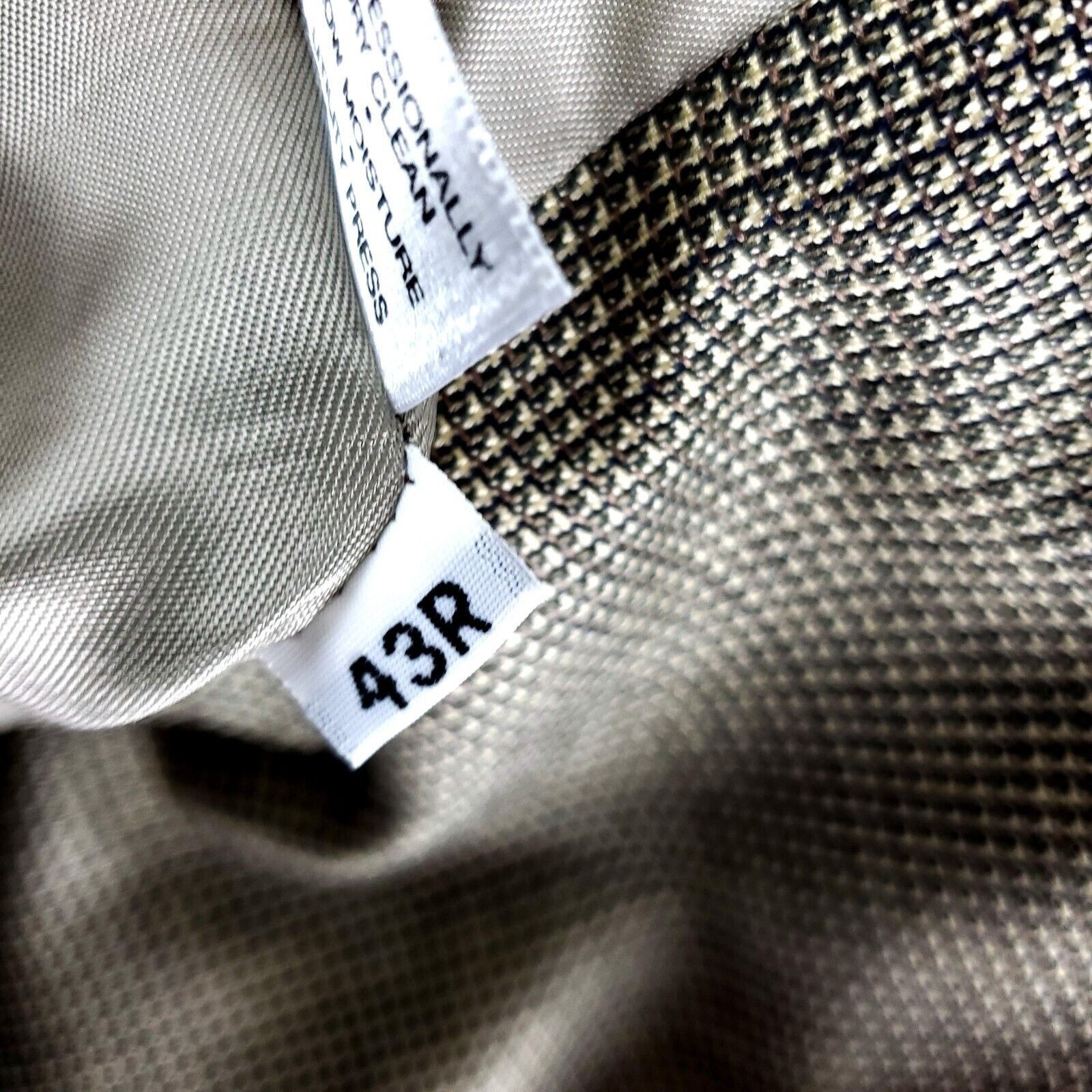 Hart Schaffner Marx Hart Schaffner Marx Wool 2 Button Sport Coat 42R Nailshead G Size 42R - 8 Thumbnail