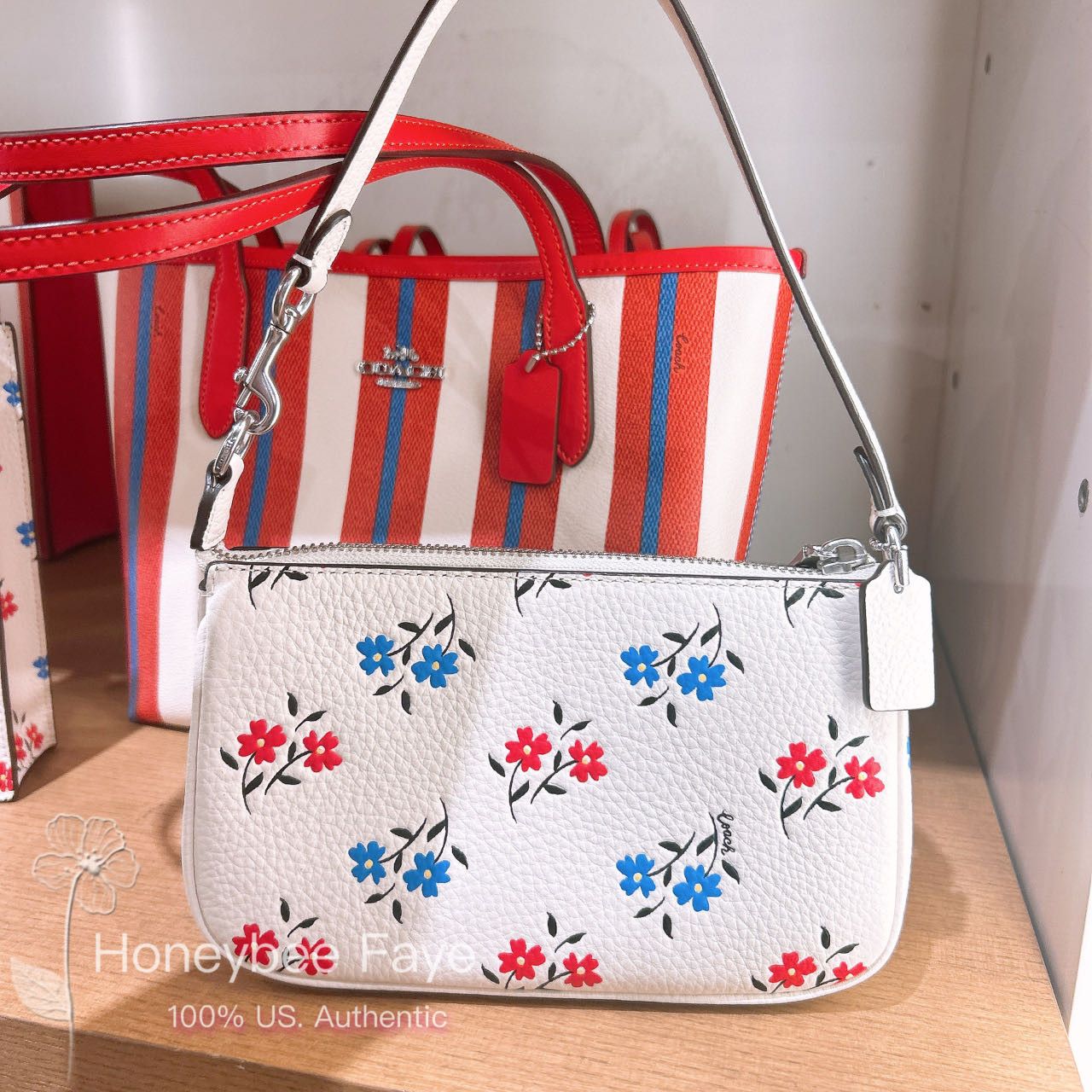 Coach Coach Nolita 19 With Floral Print CT999 Size ONE SIZE - 2 Thumbnail