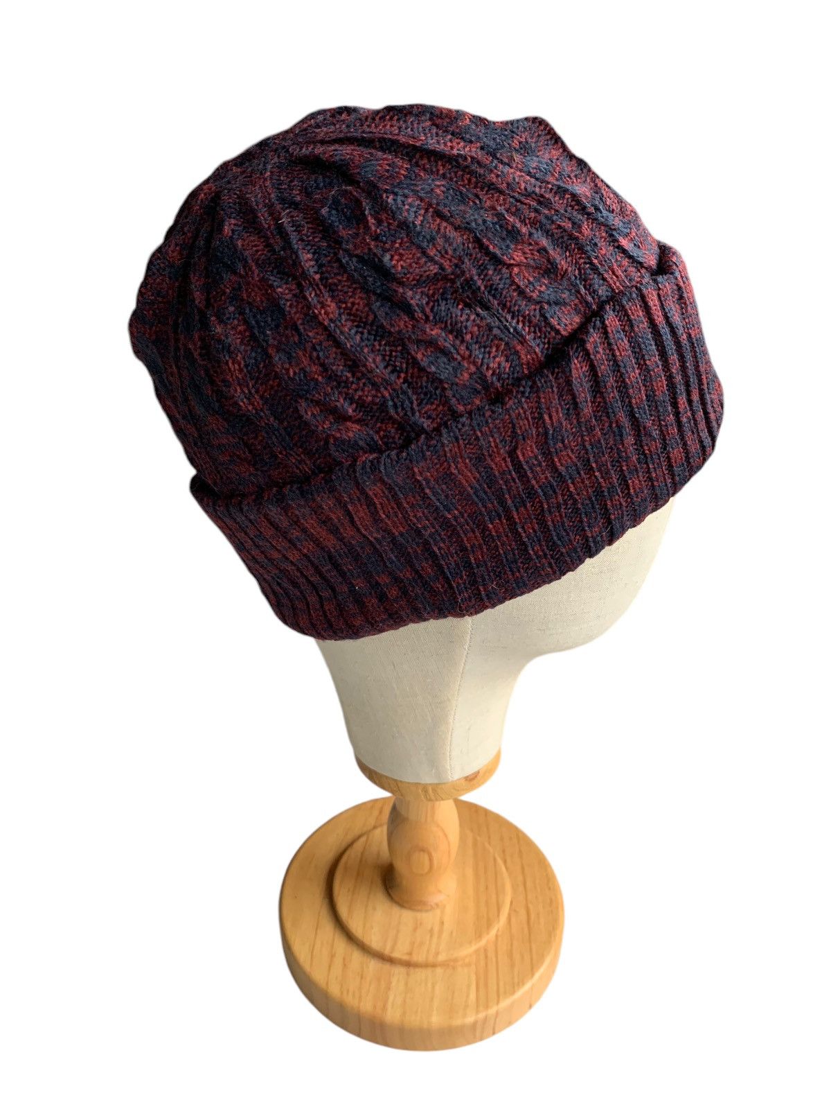 Japanese Brand × SHIPS Knitted Crochet Ships Jet Blue Winter Sessions Beanie Hats Size ONE SIZE - 4 Thumbnail