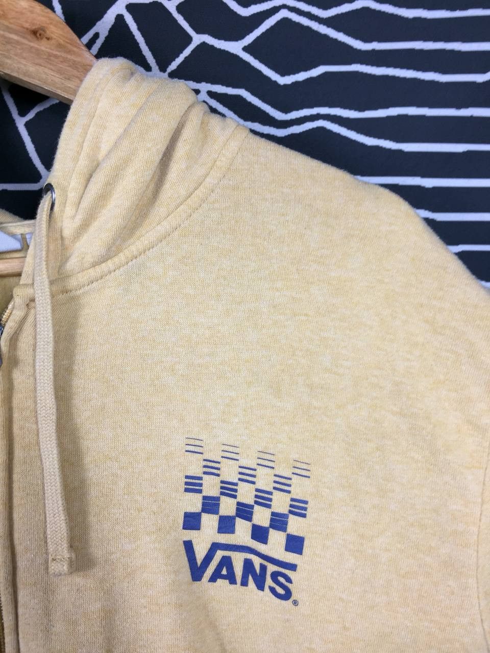 Vans Vans Off The Wall Checkerboard Logo Zipper Hoodie Size US XL / EU 56 / 4 - 4 Thumbnail