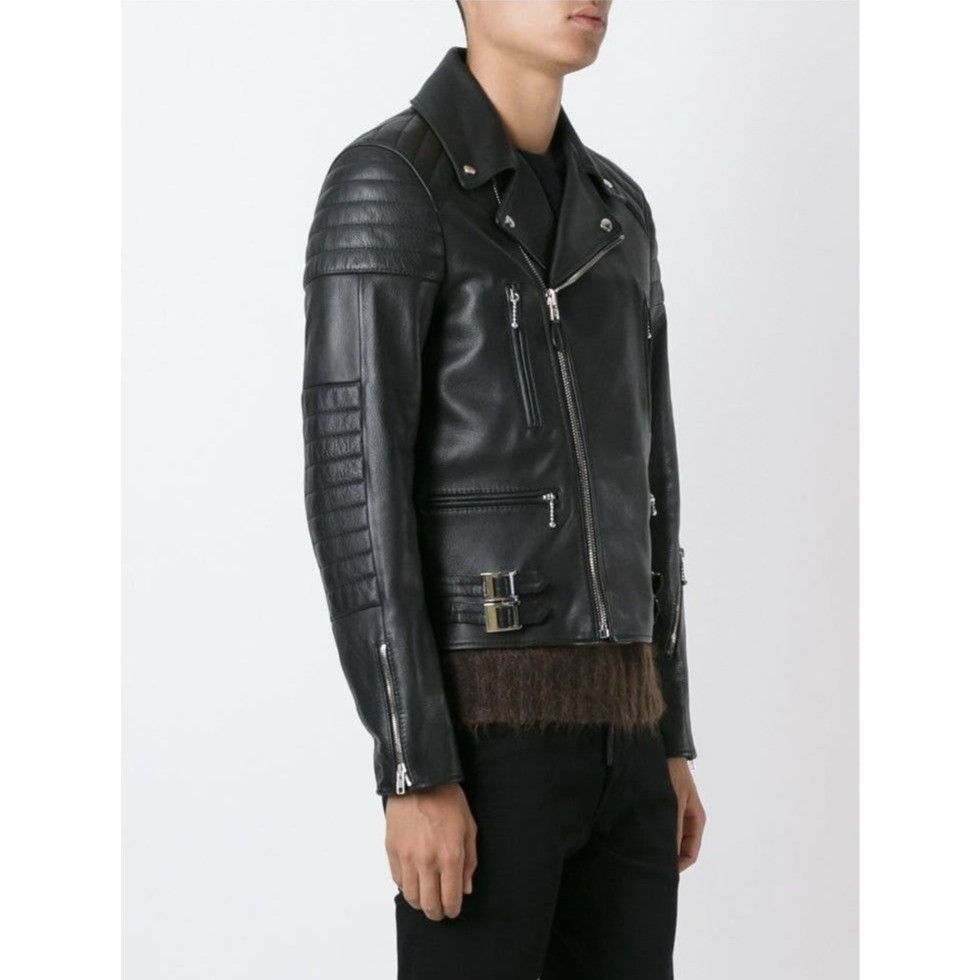 Givenchy Givenchy Buffalo Leather Classic Biker Jacket Size US M / EU 48-50 / 2 - 3 Thumbnail