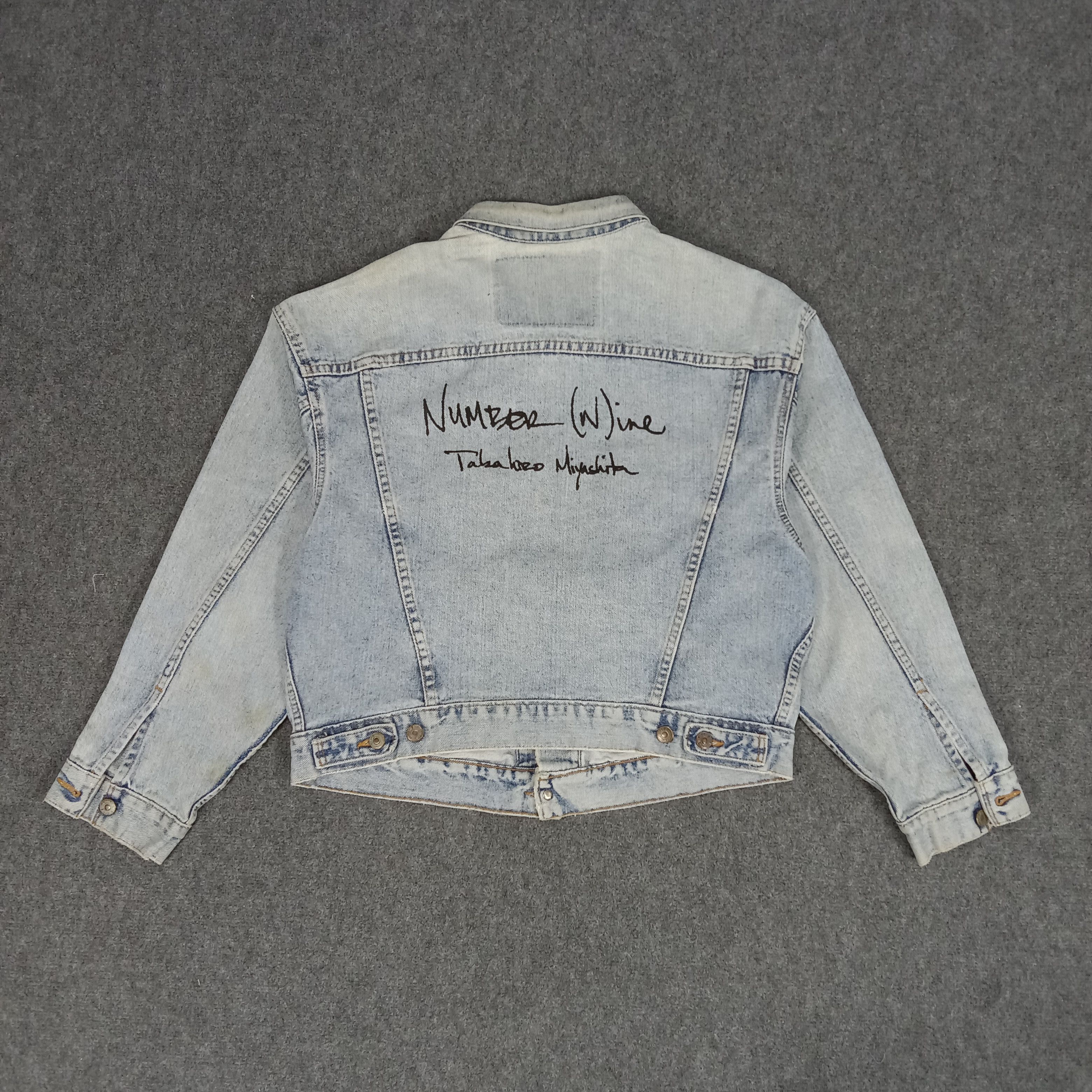 Levi's × Number (N)ine × Vintage Levi's X Number (N)ine Japan Custom Art Denim Jacket Size US L / EU 52-54 / 3 - 1 Thumbnail