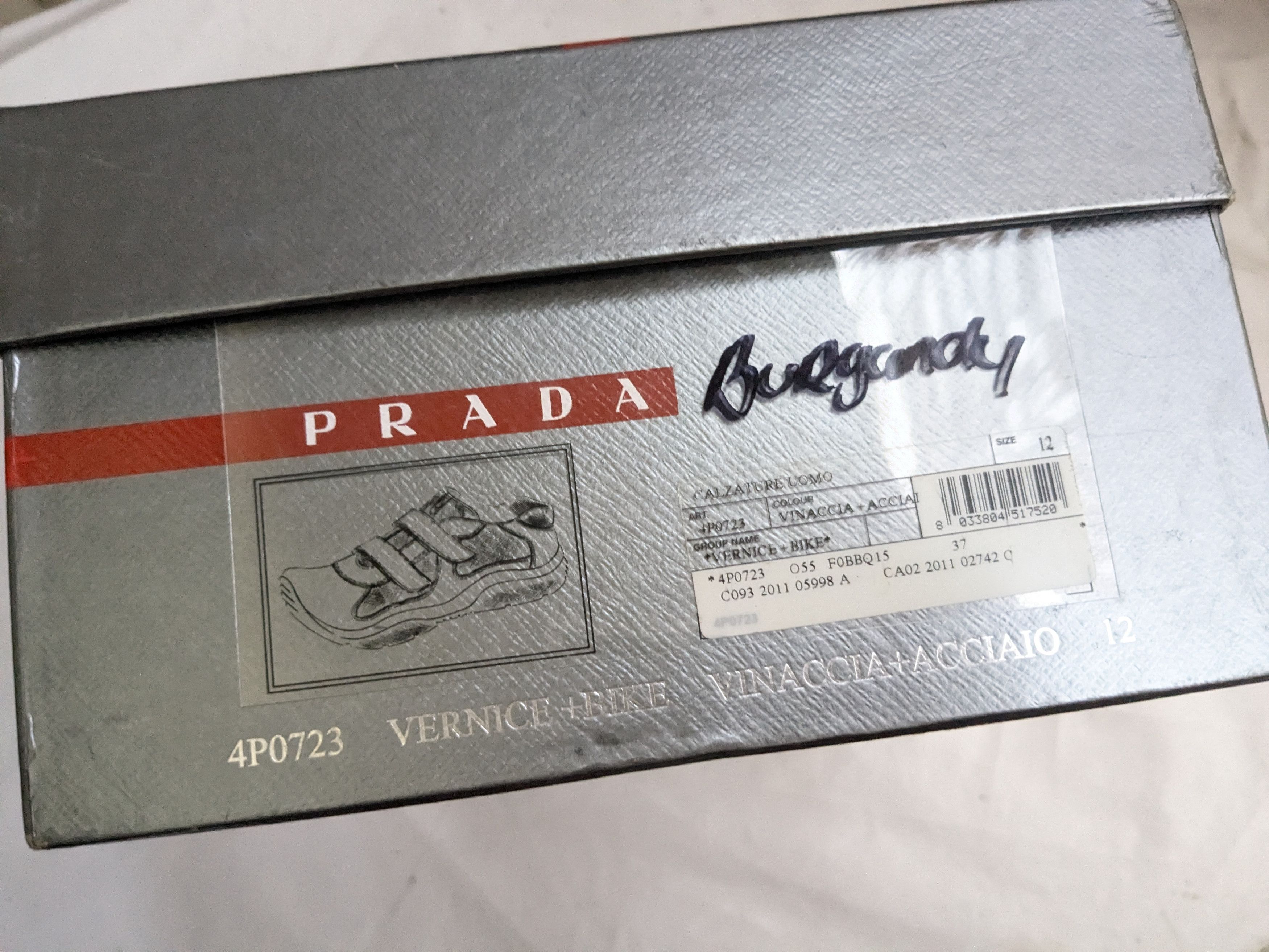 Prada Prada America's Cup Burgundy Patent Leather 13 Low Tops Size US 13 / EU 46 - 13 Thumbnail