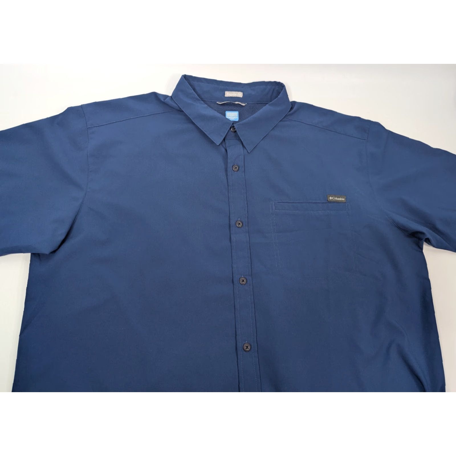 Vintage Columbia Shirt Mens XL Blue Regular Fit Lightweight Button-Up Casual Outdoor Shirt Size US XL / EU 56 / 4 - 2 Thumbnail