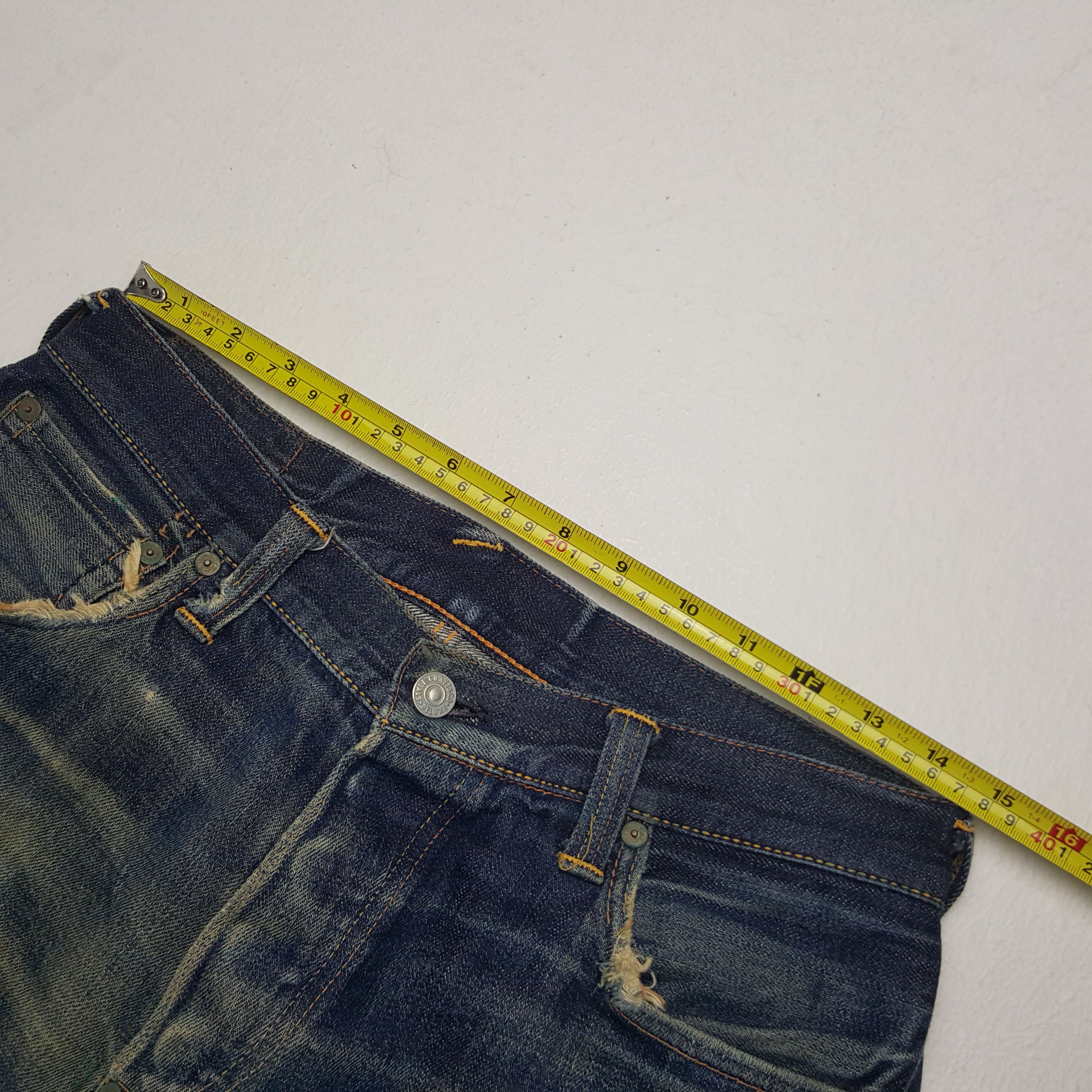 Evisu × Japanese Brand × Vintage Vintage Evisu Selvedge Japan Brand Daicock Custom Denim Jean Size US 30 / EU 46 - 9 Thumbnail