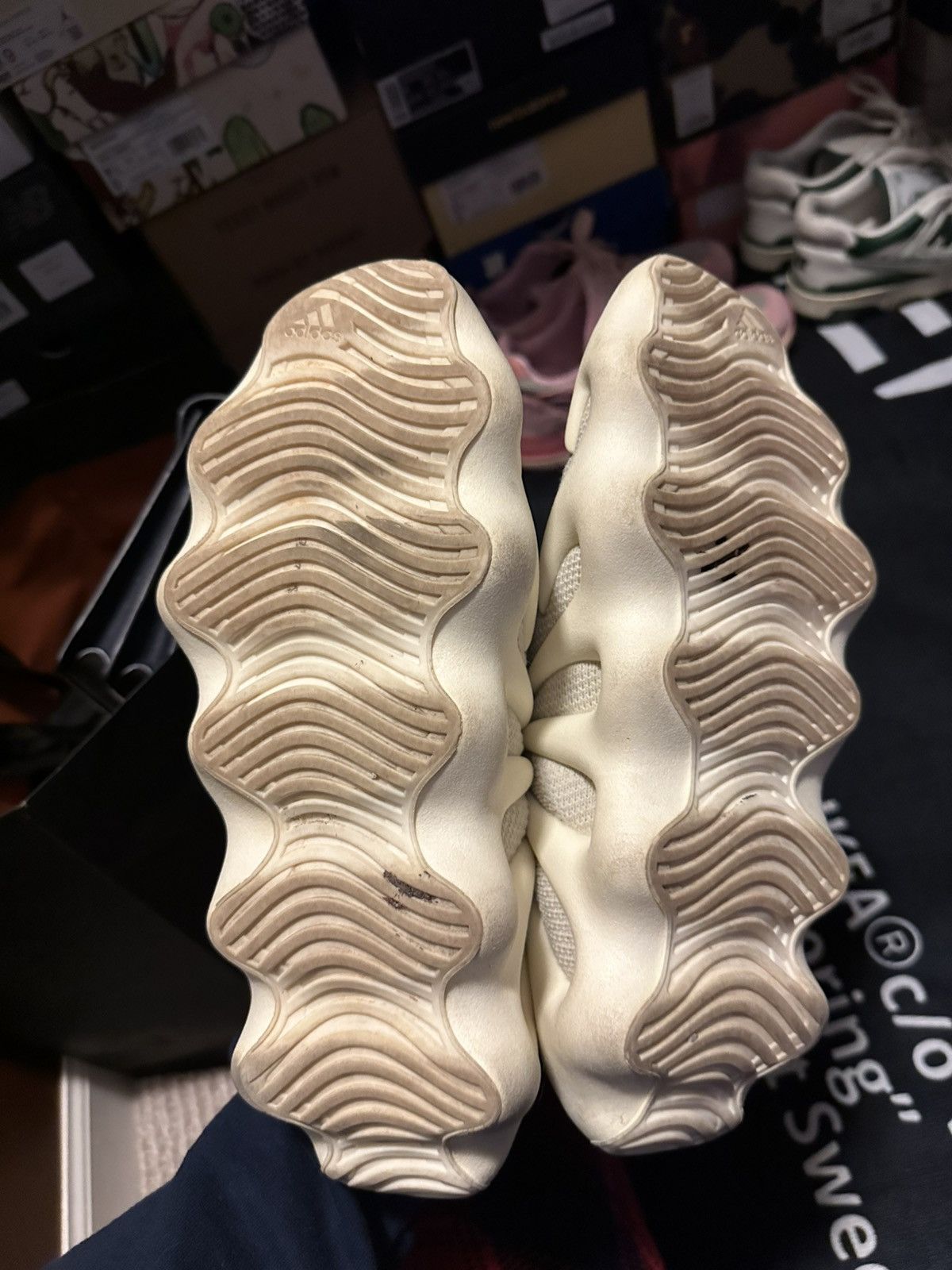 Adidas Yeezy 450 Cloud White size 10 Size US 10 / EU 43 - 3 Thumbnail