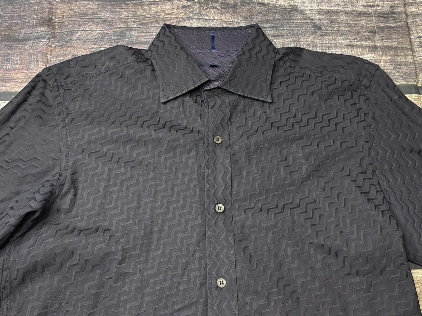 Ted Baker Ted Baker Dress Shirt Mens Size 4 French Cuffs Long Sleeve Size 42R - 4 Thumbnail