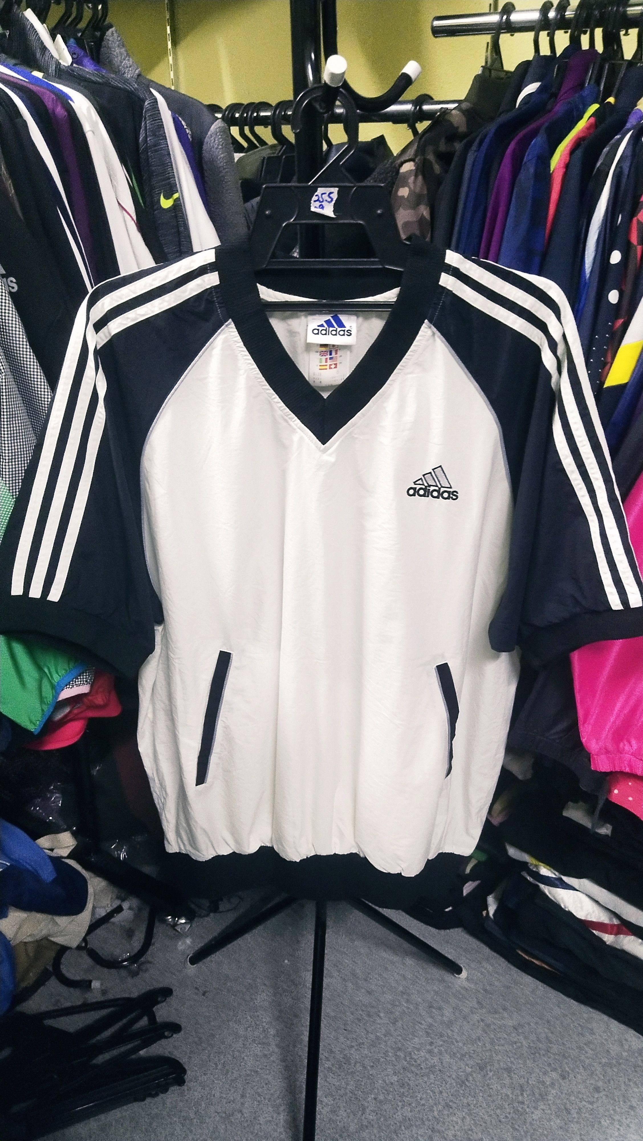 Adidas × Vintage 🔥 Rare Vintage Adidas Short Sleeve Windbreaker Size US L / EU 52-54 / 3 - 1 Thumbnail