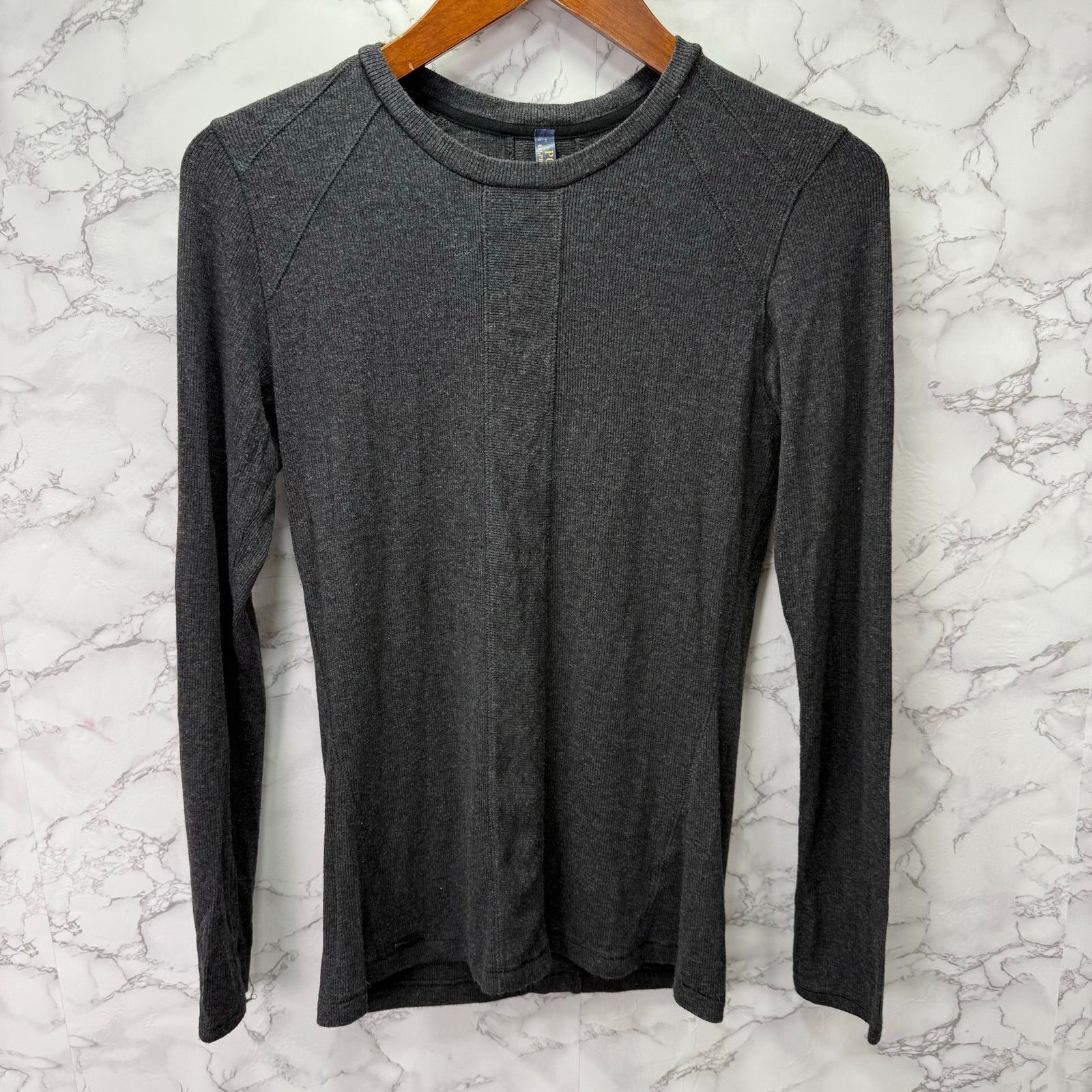 Polo Ralph Lauren Polo Ralph Lauren Women’s Thermal Top Shirt sz M Gray #H5 Size M / US 6-8 / IT 42-44 - 7 Thumbnail