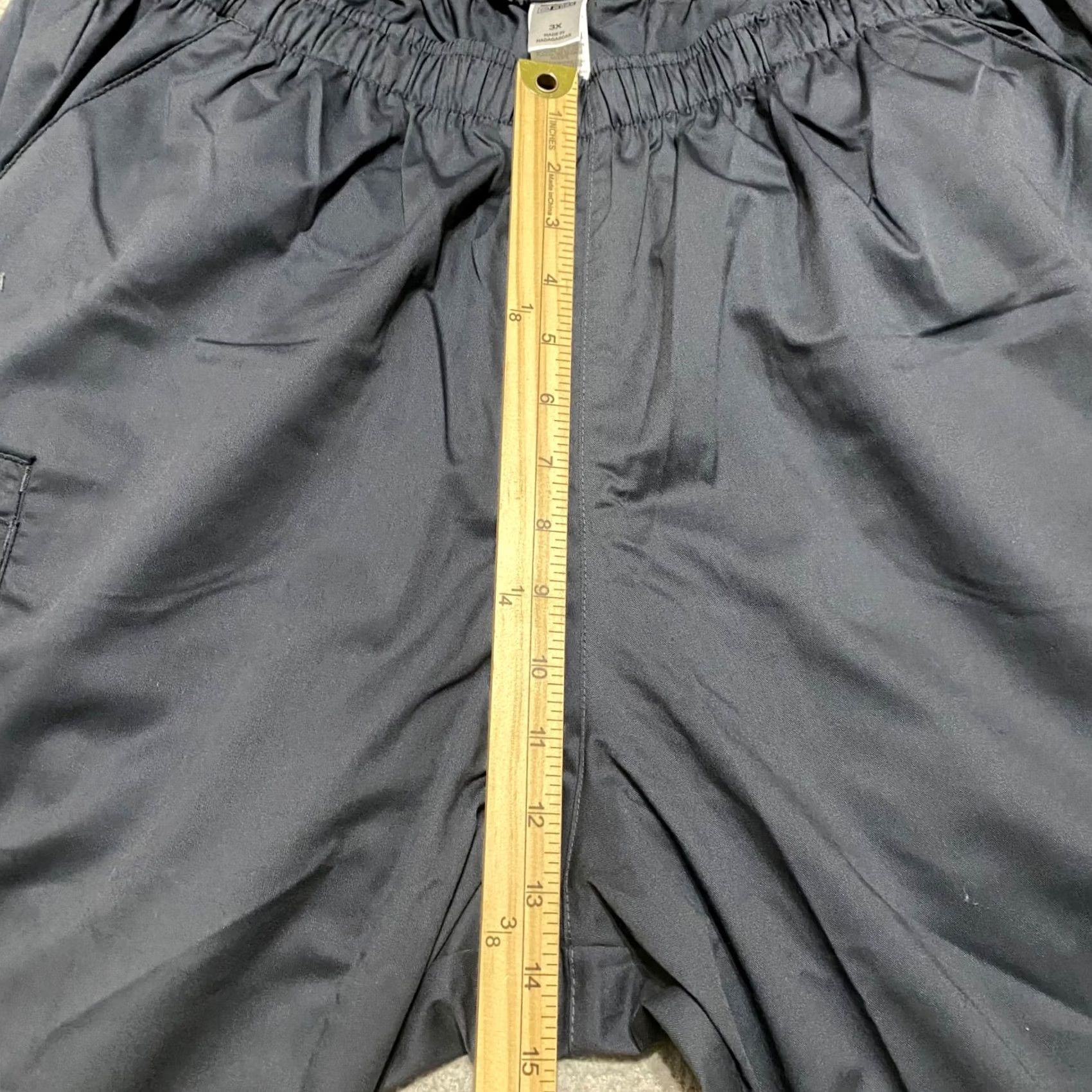 Vintage WonderWink Unisex Pants 3X Gray NWT Medical Scrubs Pockets Polyester Wonder Work Pants Size US 39 - 7 Thumbnail