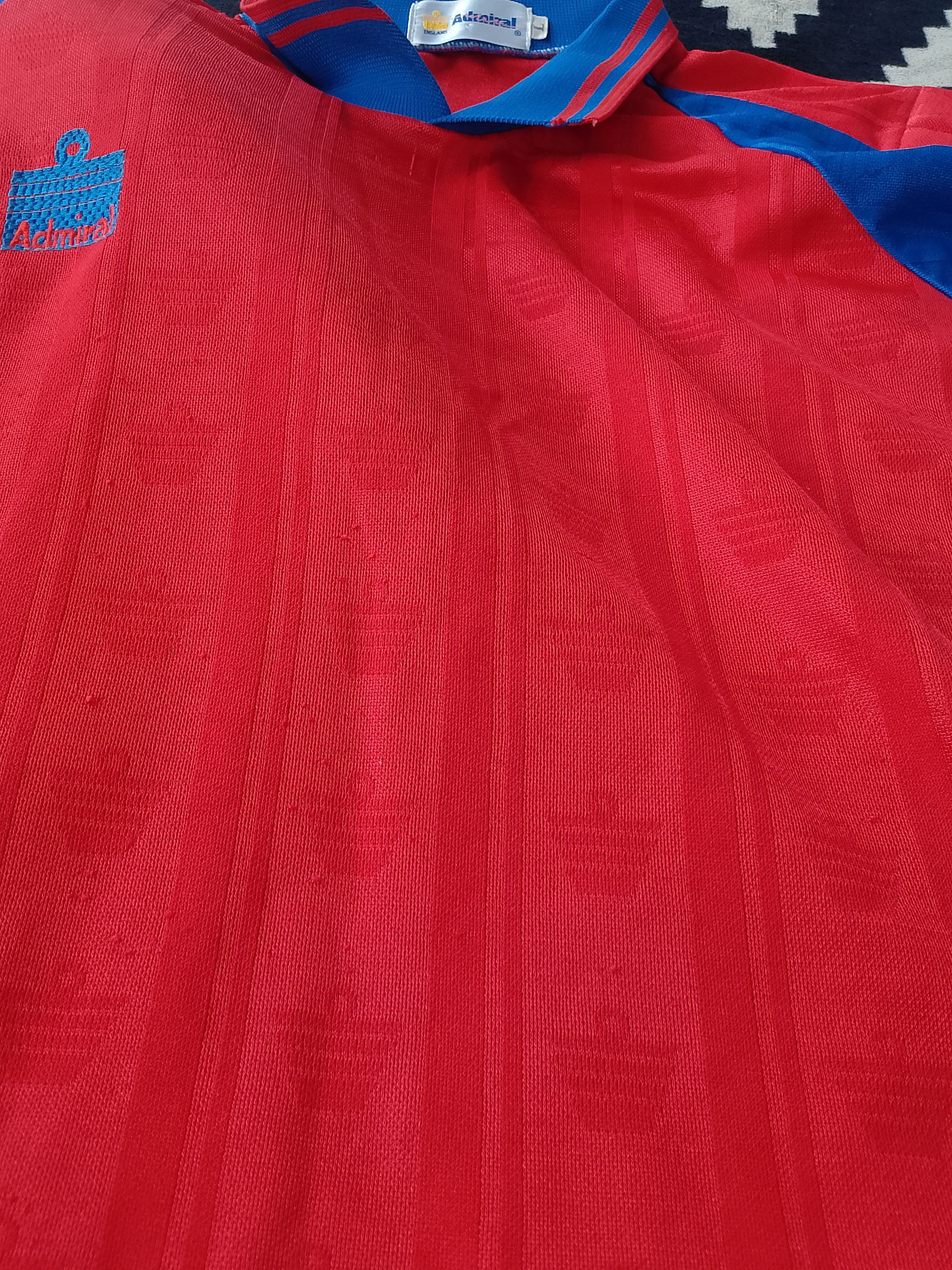 Other Retro Archive Admiral Sportswear L/S Soccer Jersey 1980s Size US L / EU 52-54 / 3 - 7 Thumbnail