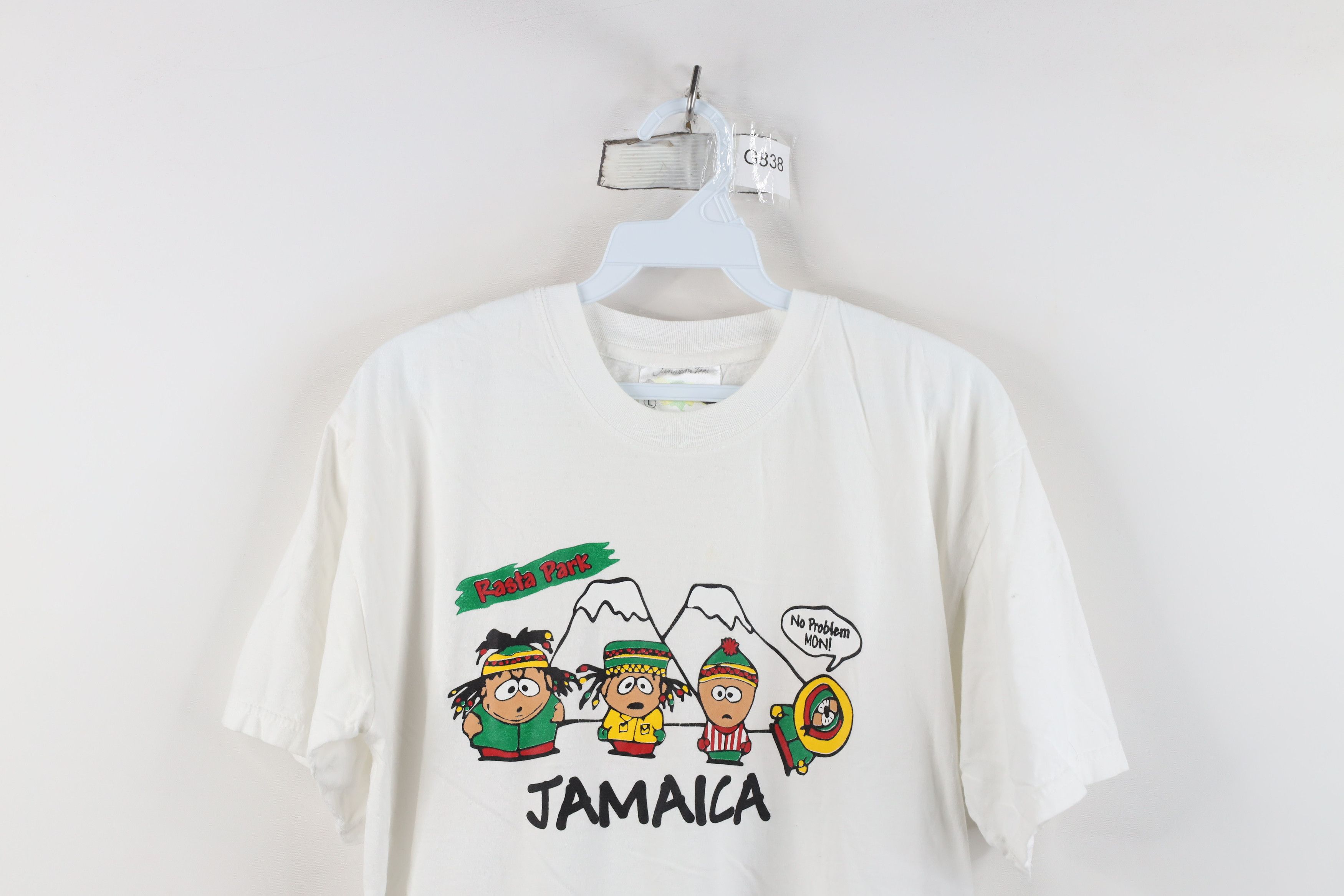 Vintage Vintage 90s Y2K South Park Rasta Park Short Sleeve T-Shirt Size US L / EU 52-54 / 3 - 2 Thumbnail