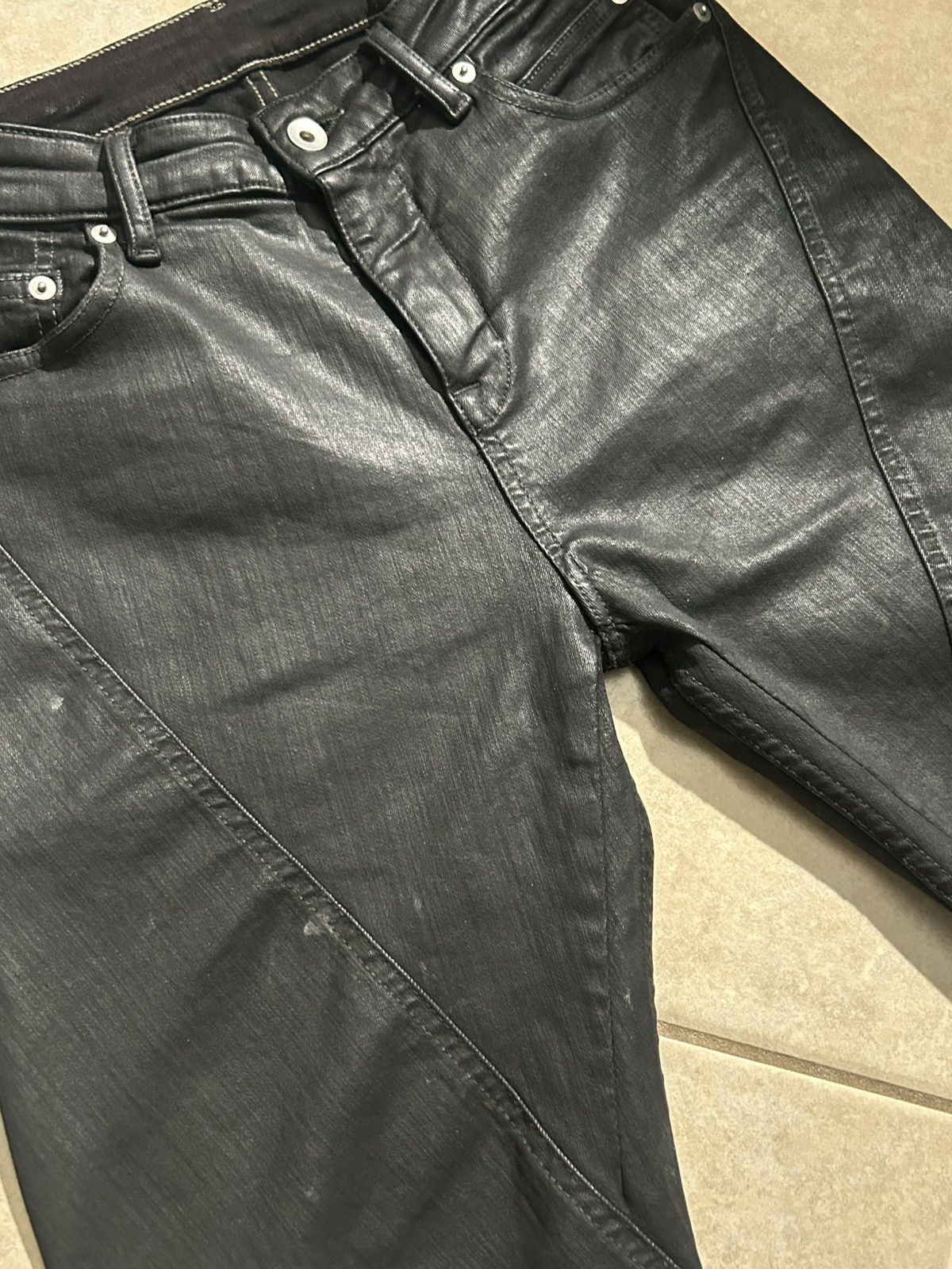 Rick Owens Drkshdw Rick Owens Bias Bootcut Jeans Size US 27 - 7 Thumbnail