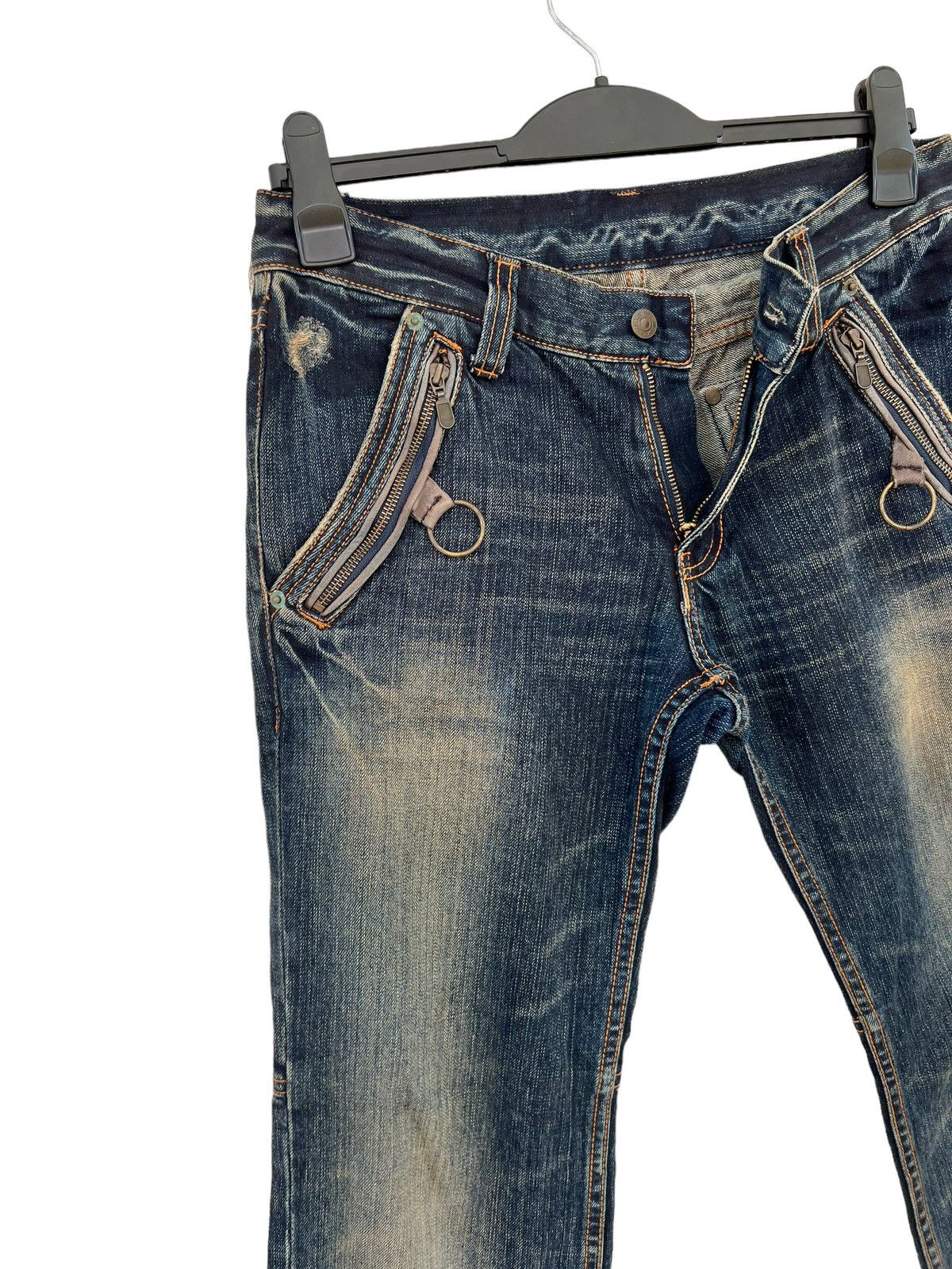 Vintage Vintage PPFM Rusty Mud Denim Hybrid Jeans Size US 31 - 7 Thumbnail