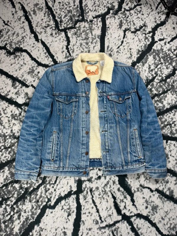 Levi's Vintage Levis Sherpa Sheepskin Katana Jacket Blue M Logo Size US M / EU 48-50 / 2 - 1 Thumbnail