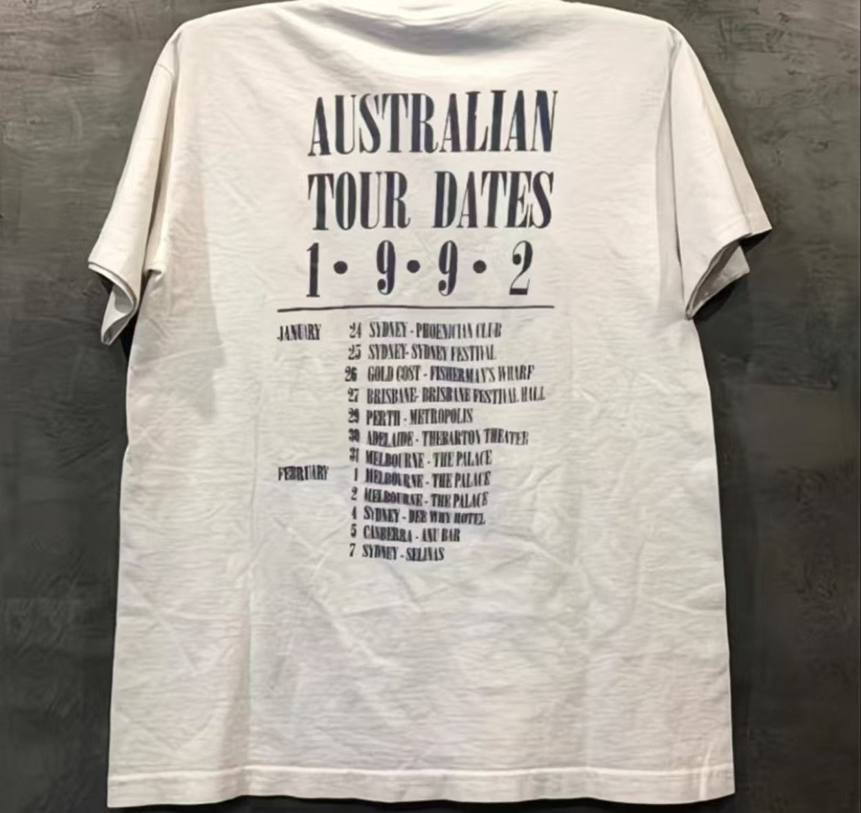 Vintage Nirvana Australia Tour Vintage T-Shirt Size US M / EU 48-50 / 2 - 2 Thumbnail