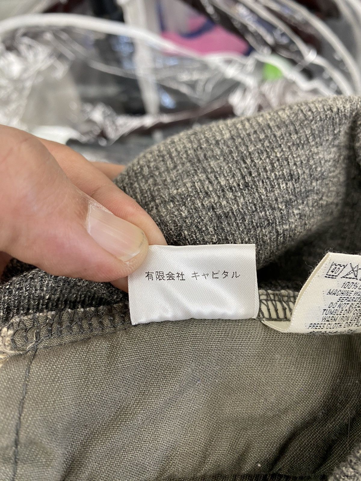 Kapital Kapital bones fleece sweatpants grey skeleton authentic Size US 32 / EU 48 - 9 Thumbnail