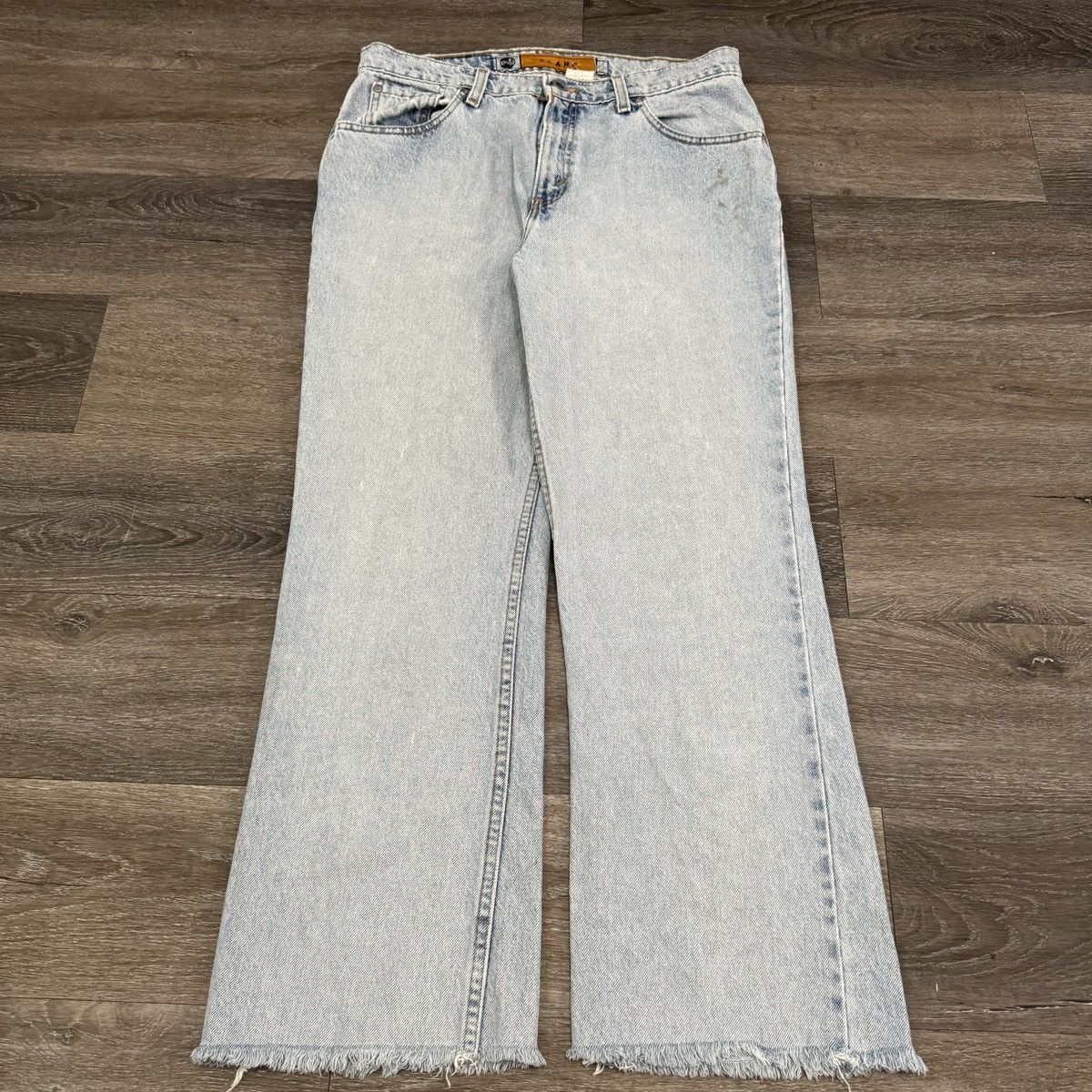 Levi's × StraightFaded × Vintage Vintage 90s Levi’s Silvertab flare rare bootcut distressed Size US 32 / EU 48 - 5 Thumbnail