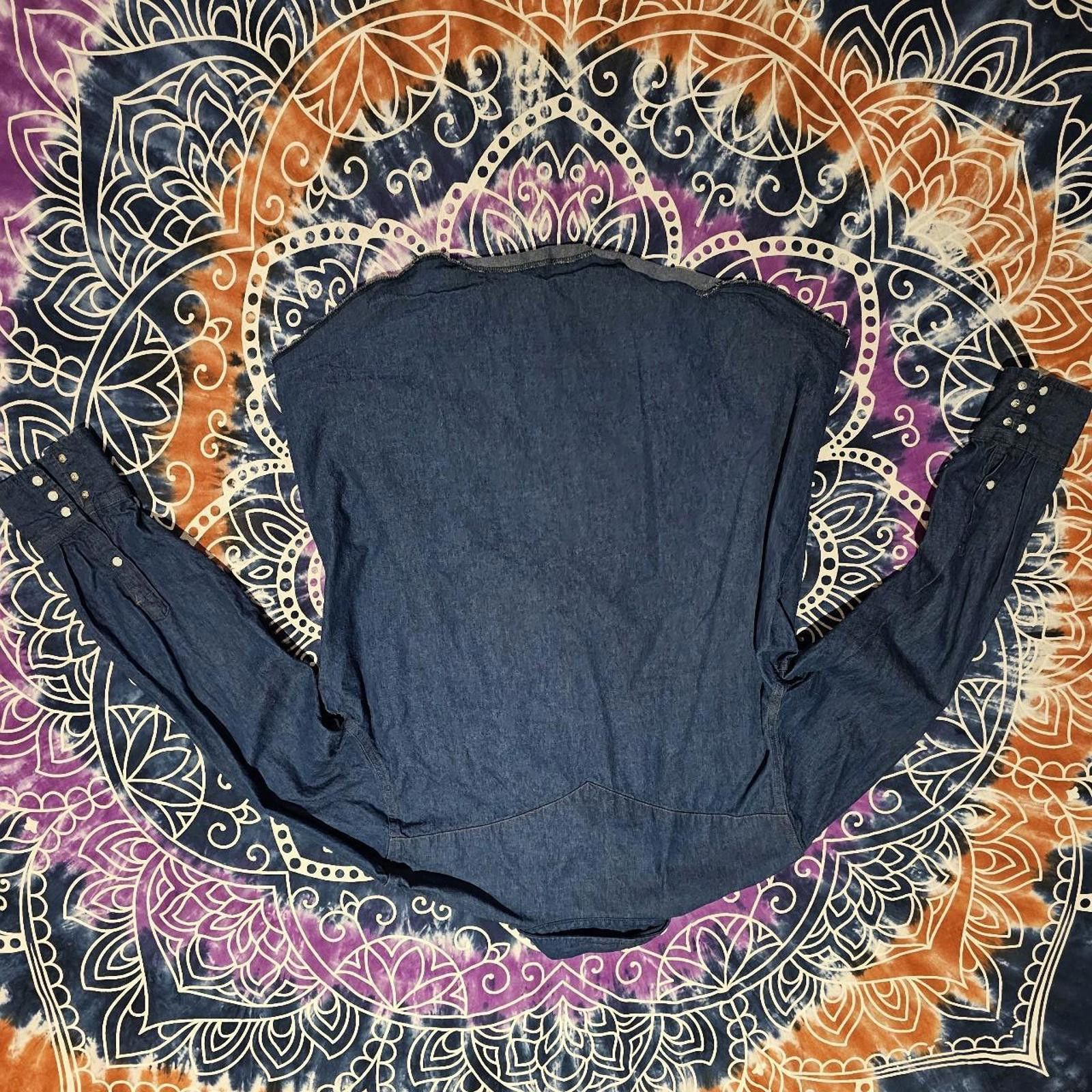 Wrangler Wrangler Denim Button Down Blue Shirt Size US L / EU 52-54 / 3 - 7 Thumbnail
