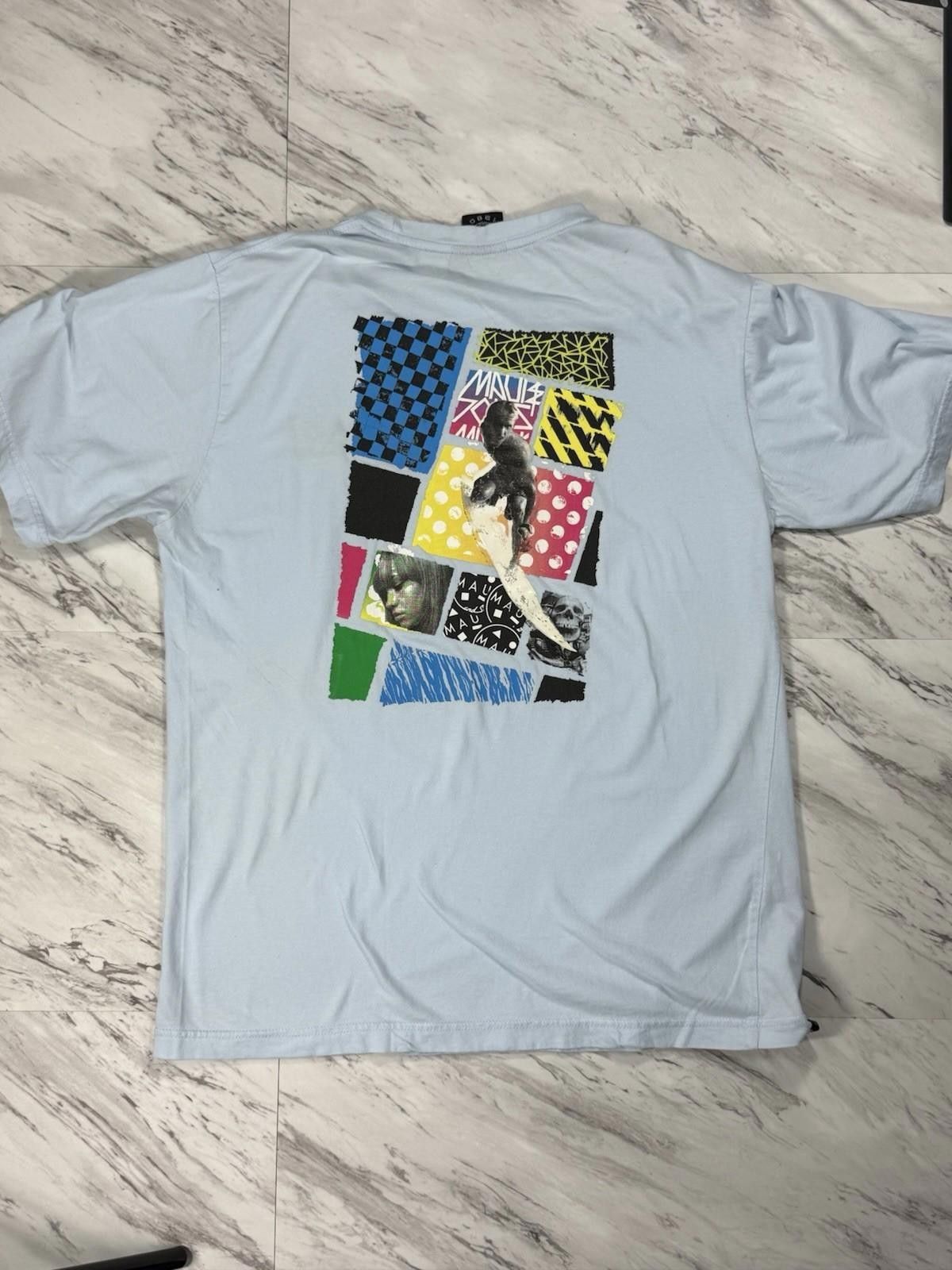 Other Maui and Sons Pastel Blue Surfer Graphic Tee Size L #8 Size US L / EU 52-54 / 3 - 1 Thumbnail