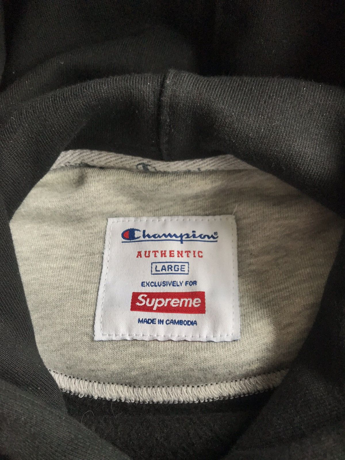 Champion × Supreme FW 2016 Hoodie Size US L / EU 52-54 / 3 - 4 Thumbnail