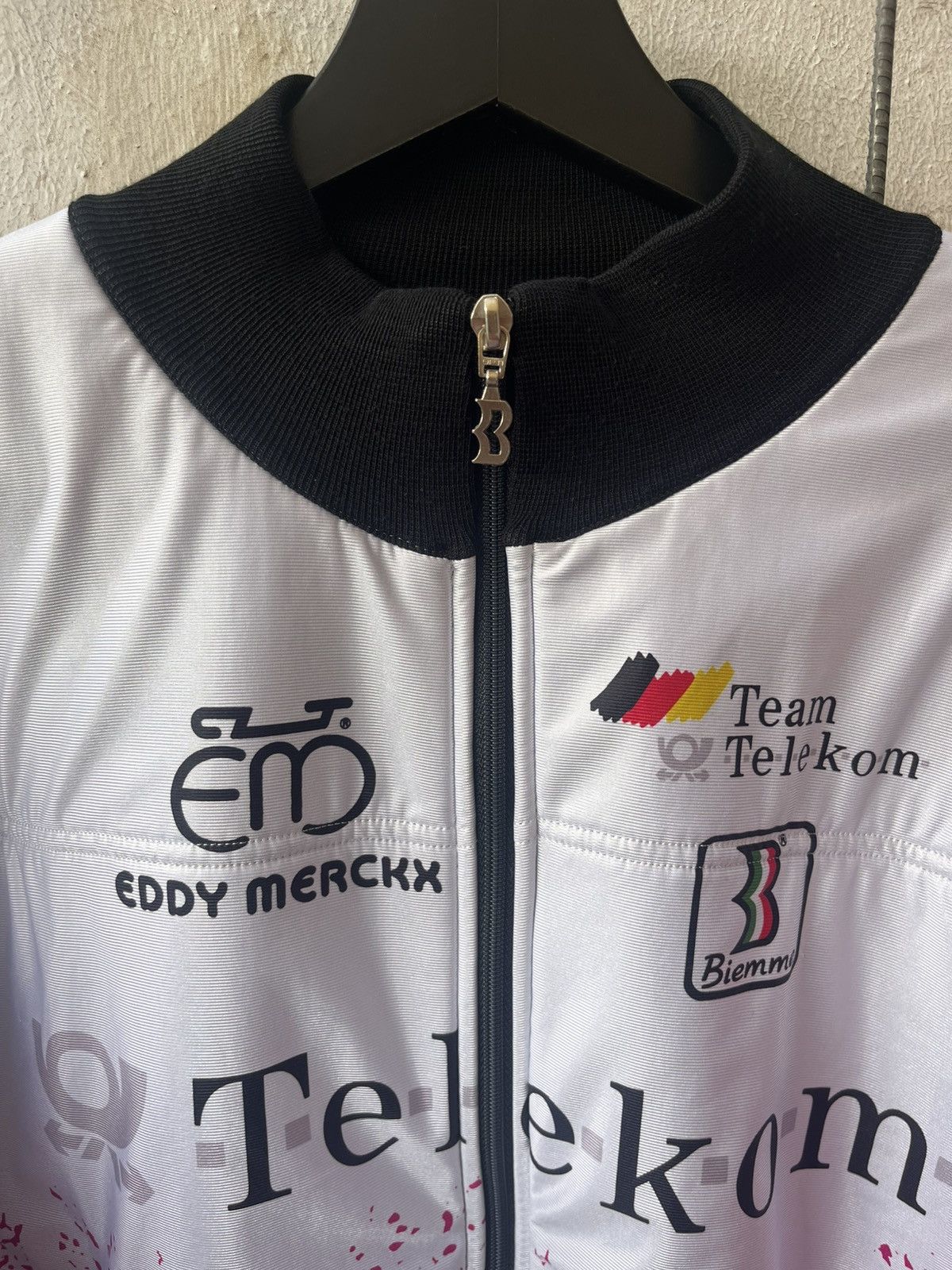 Other Biemme x Team Telekom Vintage Fleece Bomber Jacket Size US XXL / EU 58 / 5 - 6 Thumbnail