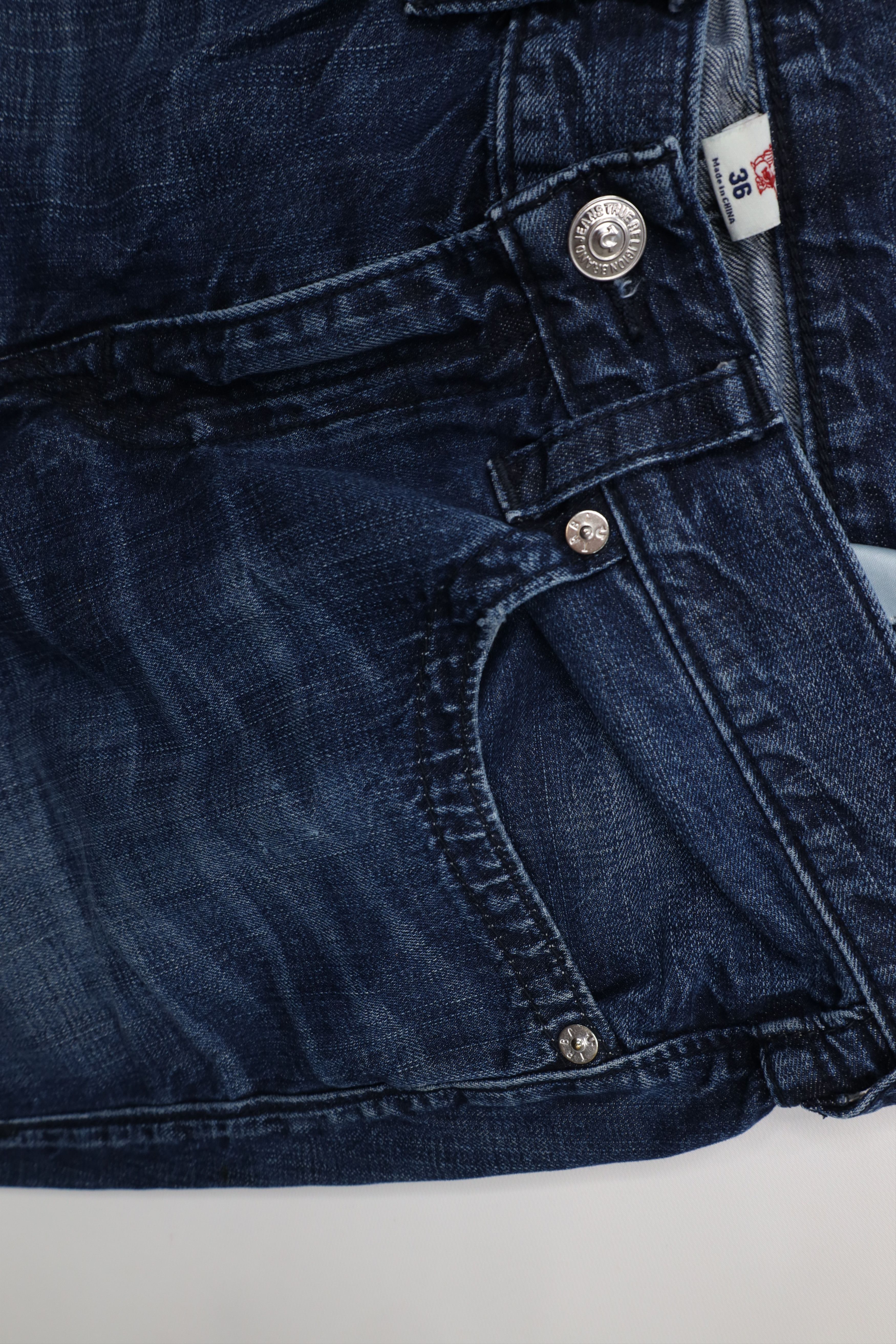 True Religion True Religion Thick Stitch Skinny Leg Denim Jeans Blue Size US 36 / EU 52 - 9 Thumbnail