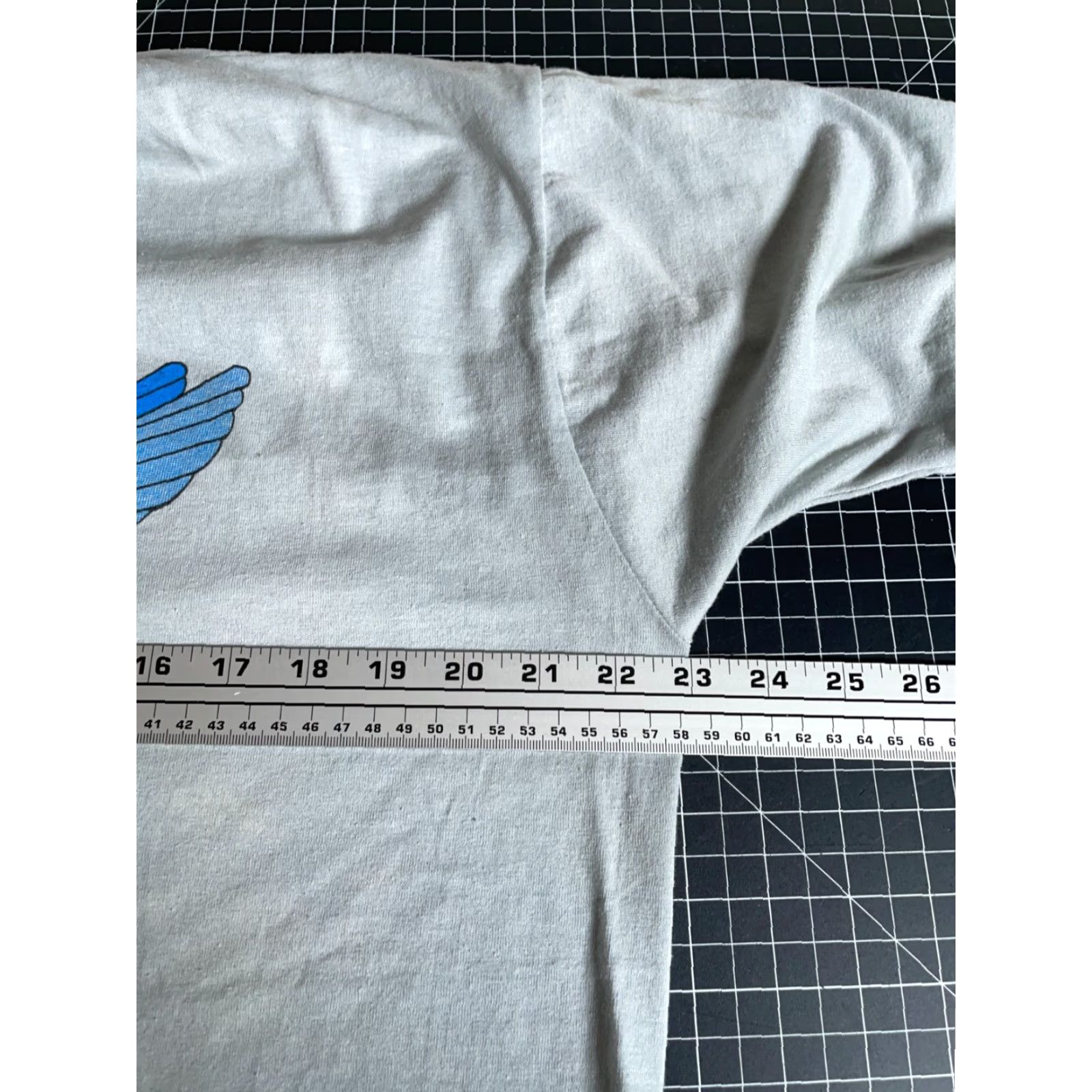 Vintage VINTAGE Screen Stars T-Shirt Michigan Air Force 80s Adult XL Gray Short Sleeve Crew Neck 50-50 Single Stitch Best Tag Mens 1986 Retro Logo 80s Size US XL / EU 56 / 4 - 5 Thumbnail