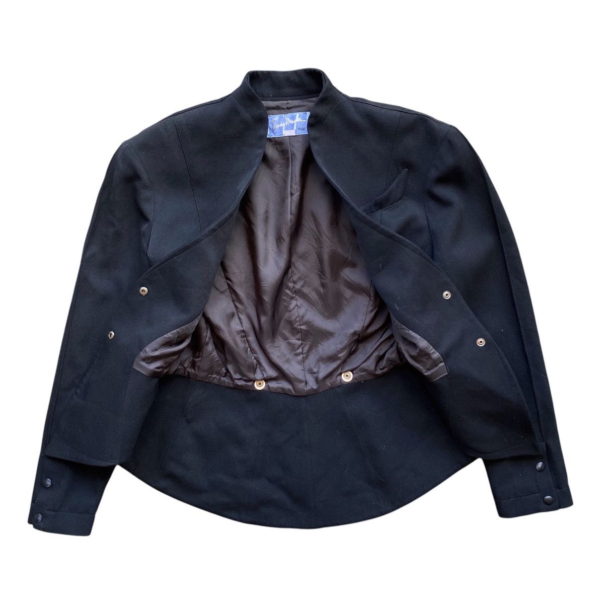Thierry Mugler × Vintage 🔥90s THIERRY MUGLER FW SCULPTURAL DRAMATIC JACKET COAT Size S / US 4 / IT 40 - 7 Thumbnail